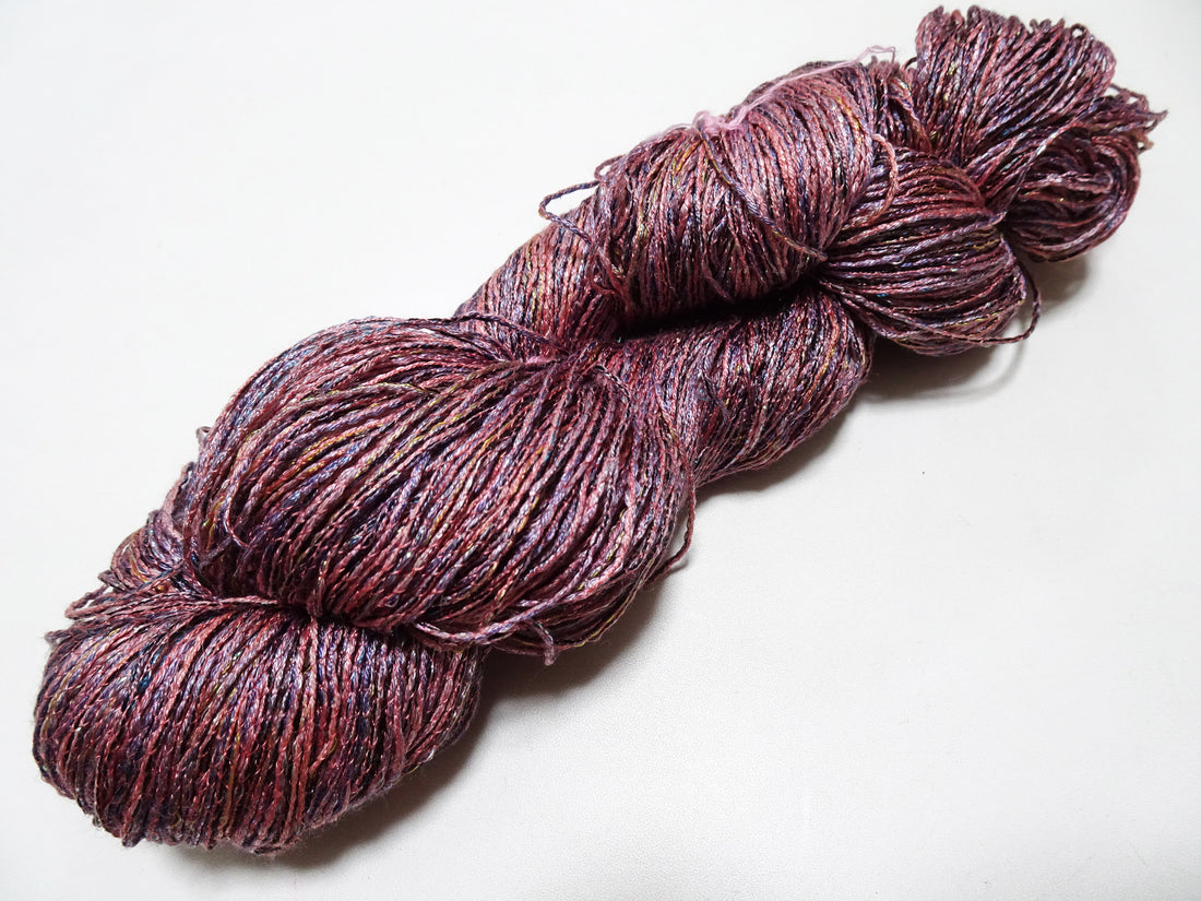 Japanese Tanaka Gen Silk – One-of-a-Kind Hand-Dyed Artistic Silk Thread, Rare Japanese Artisan Yarn, Limited Stock 19161