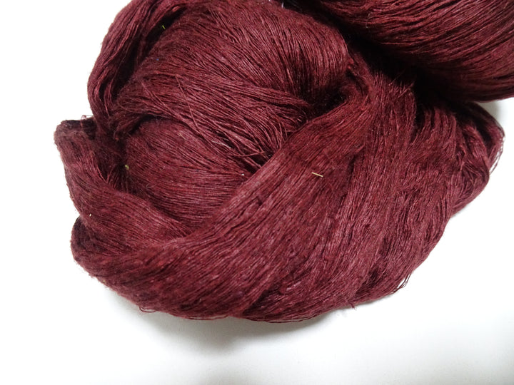 Japanese vintage Tsumugi silk thread Woven & embroidery 8625