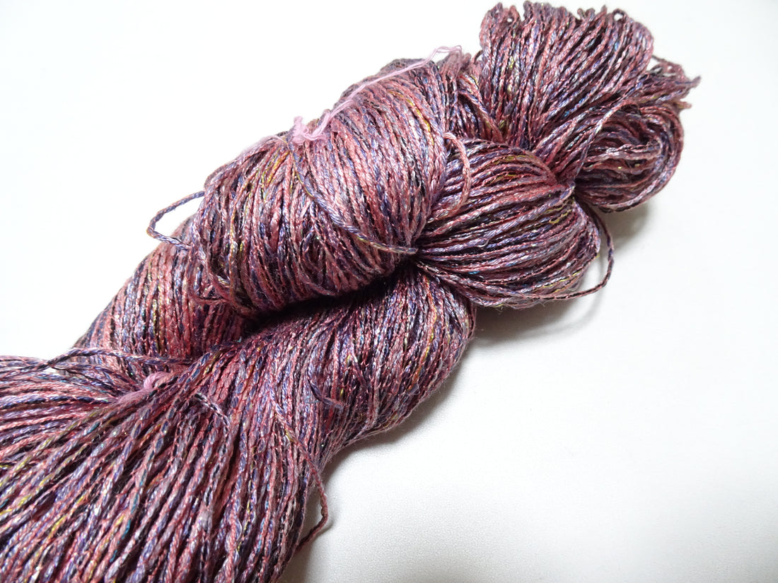 Japanese Tanaka Gen Silk – One-of-a-Kind Hand-Dyed Artistic Silk Thread, Rare Japanese Artisan Yarn, Limited Stock 19161