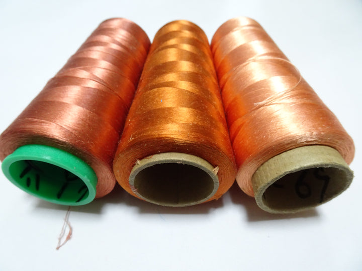 Special Price!! Japanese vintage silk thread 3sets Over 6000M embroidery 15244