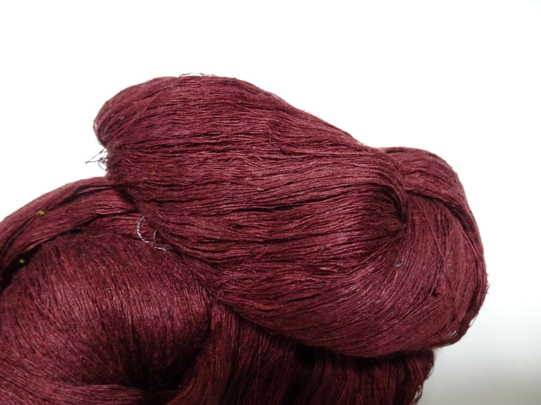 Japanese vintage Tsumugi silk thread Woven & embroidery 8625