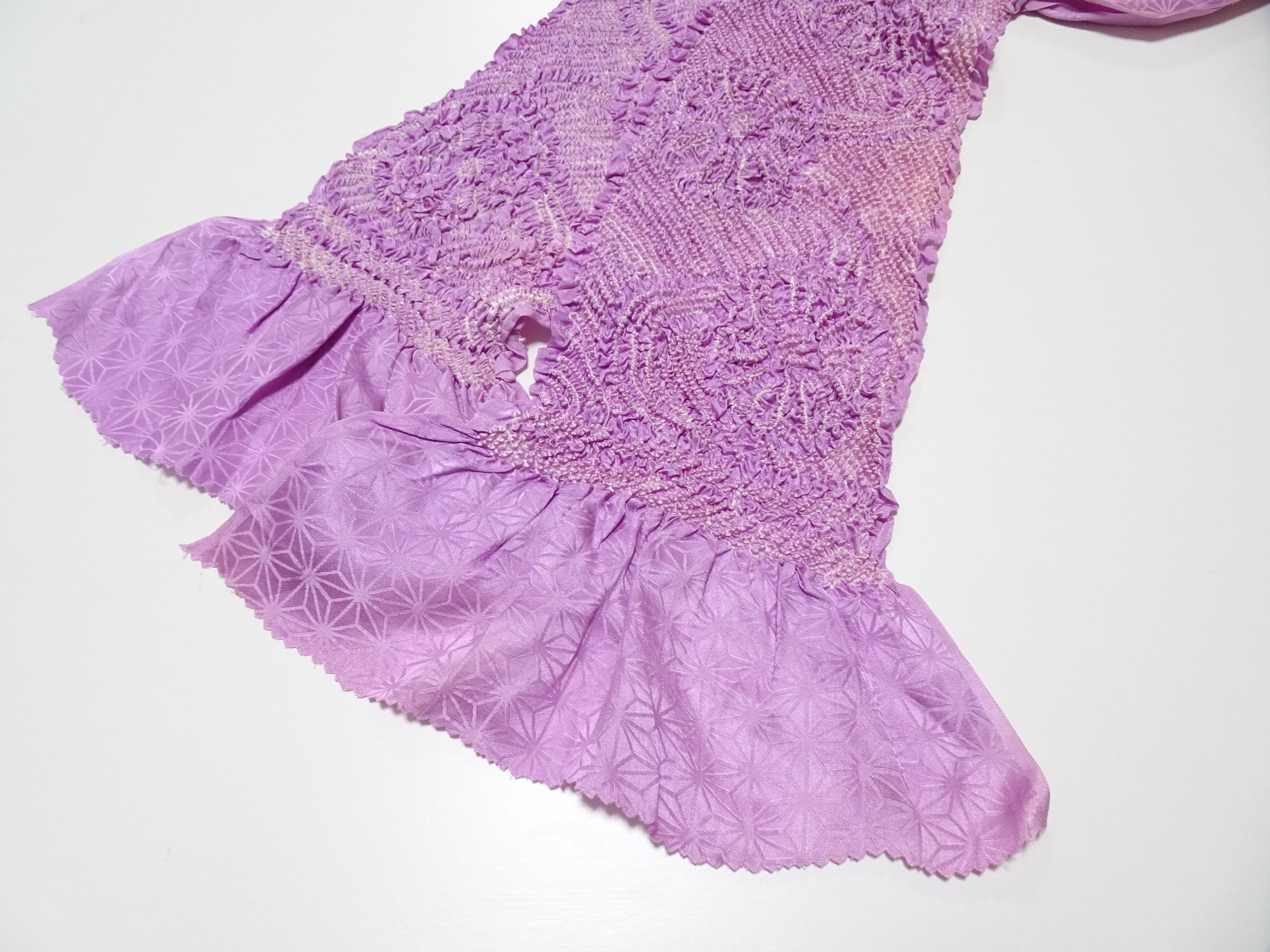 Japanese Kimono Silk Obi Age Shibori  18074