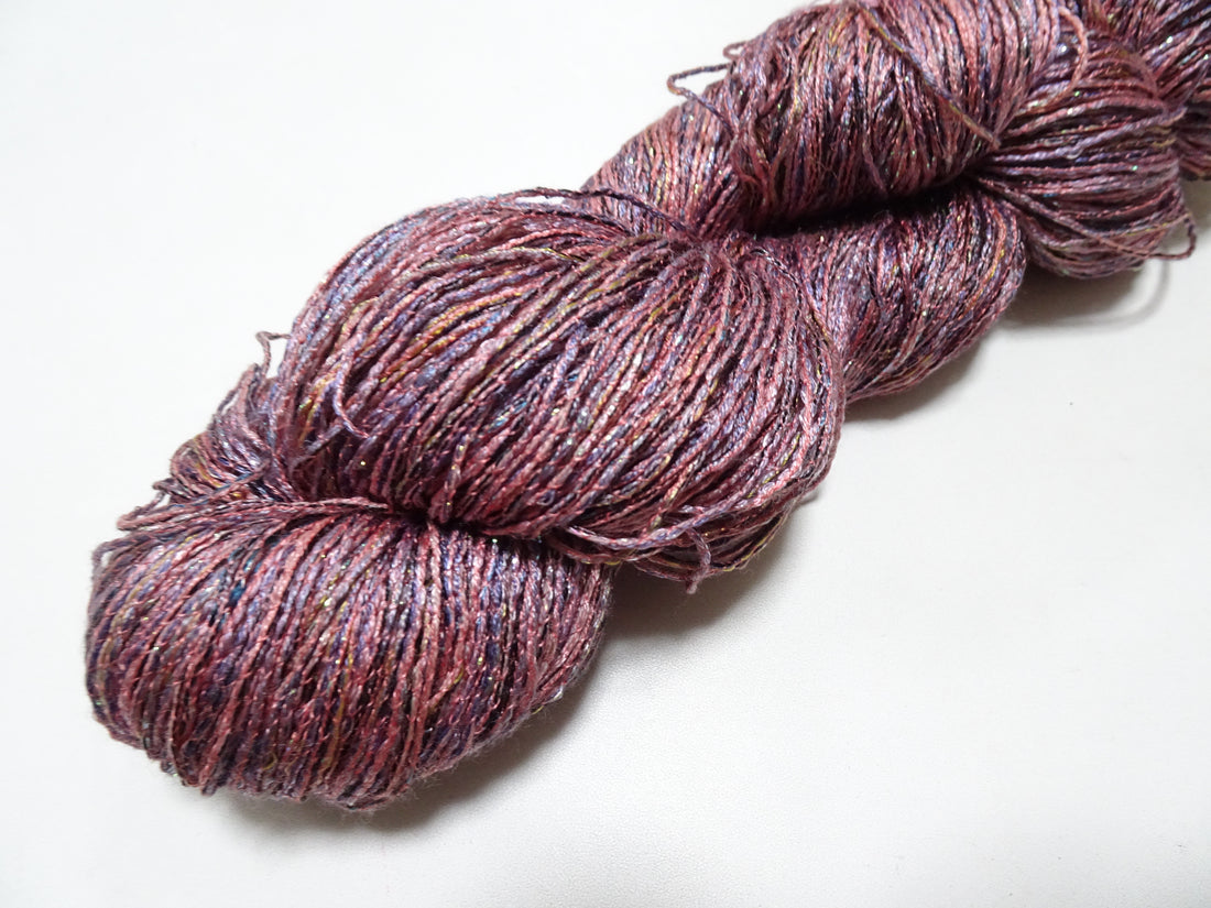 Japanese Tanaka Gen Silk – One-of-a-Kind Hand-Dyed Artistic Silk Thread, Rare Japanese Artisan Yarn, Limited Stock 19161