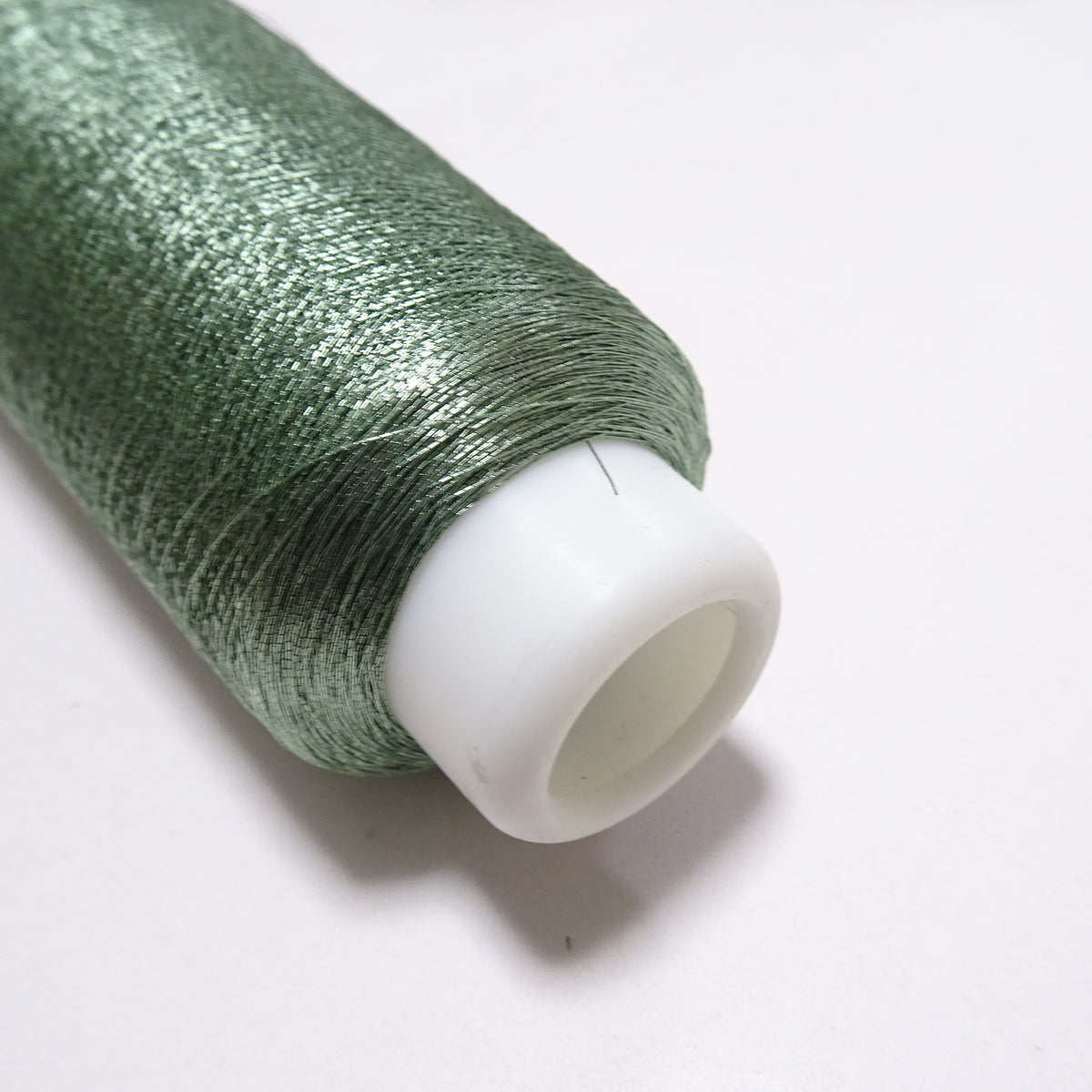 Japanese vintage rare Superb pure silver leaf thread color SA103 2000M ...