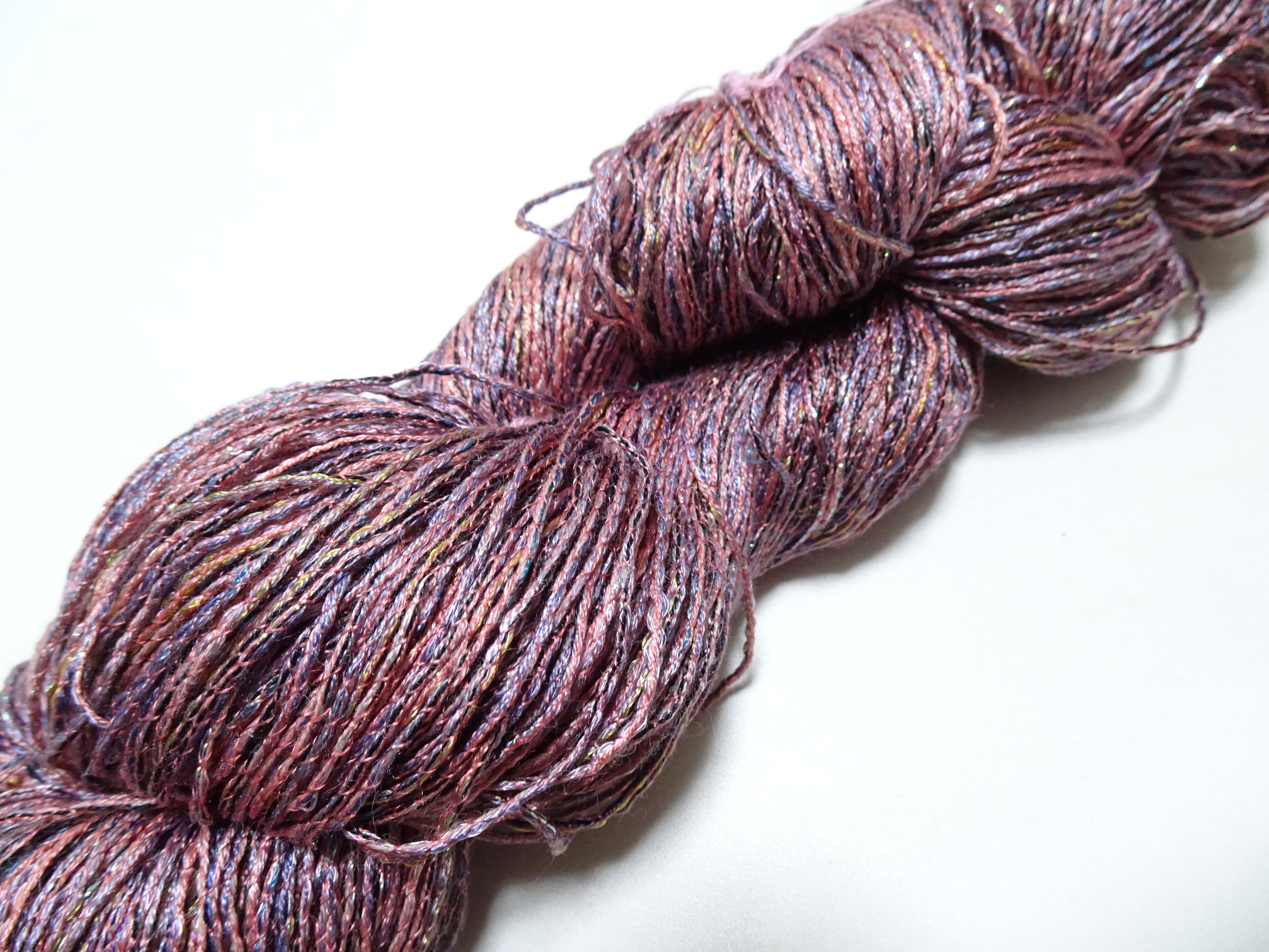 Japanese Tanaka Gen Silk – One-of-a-Kind Hand-Dyed Artistic Silk Thread, Rare Japanese Artisan Yarn, Limited Stock 19161