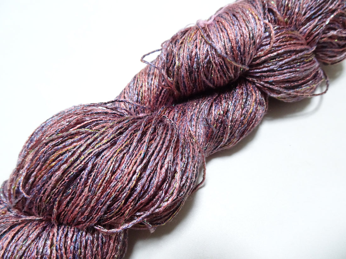 Japanese Tanaka Gen Silk – One-of-a-Kind Hand-Dyed Artistic Silk Thread, Rare Japanese Artisan Yarn, Limited Stock 19161