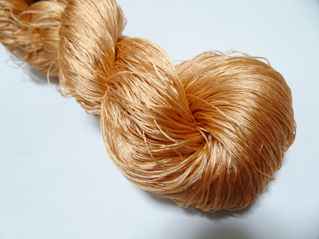 Japanese Vintage 6 Loose-Twist Silk Threads 19296