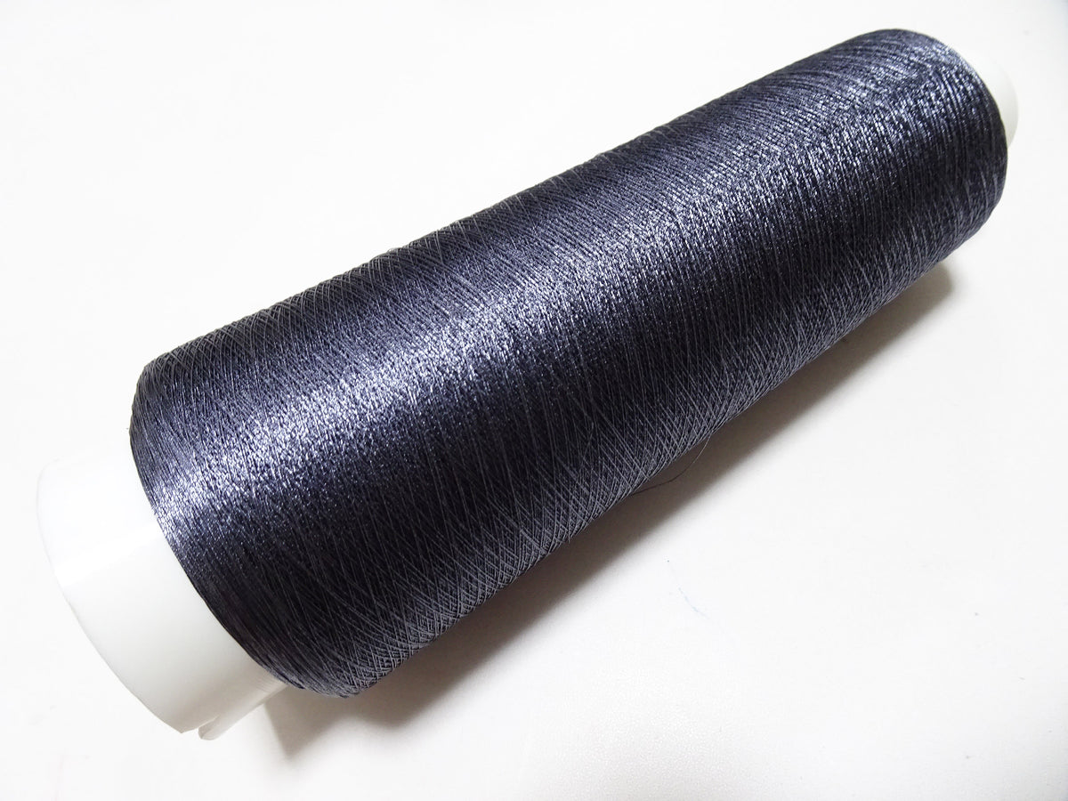 Japanese vintage rare Superb pure silver leaf thread color SA106 2000M ...