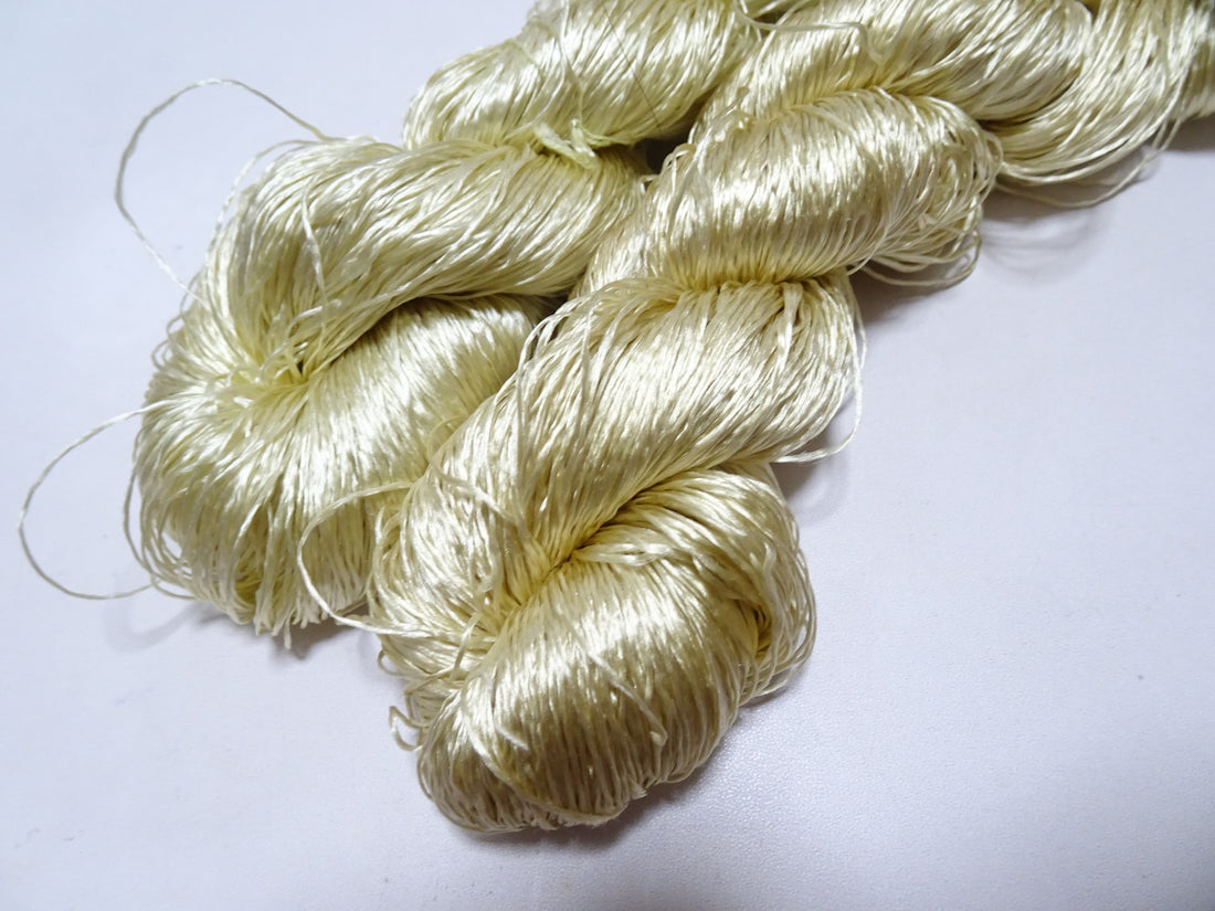 Japanese Vintage Loose Twisted Silk Thread 2sets Embroidery 16866