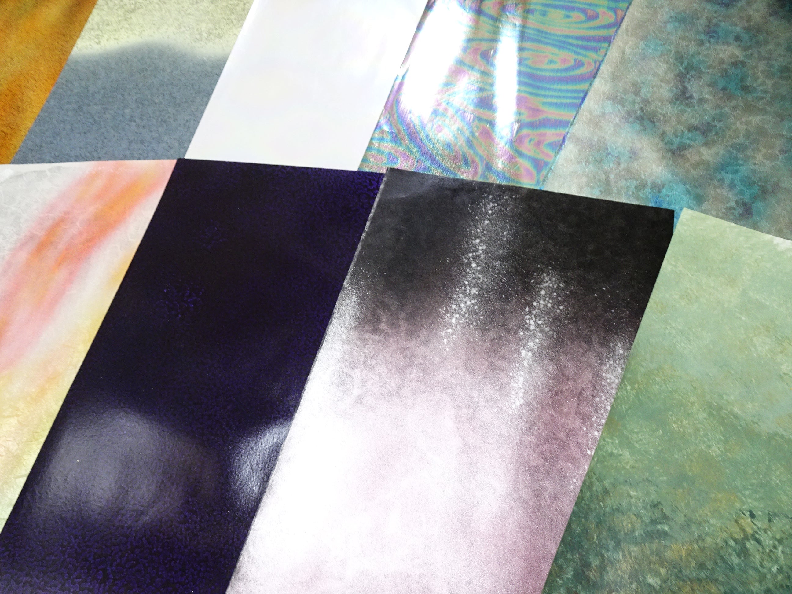 Japanese Vintage Rare Hikibaku Washi Paper 10 sheets 10393