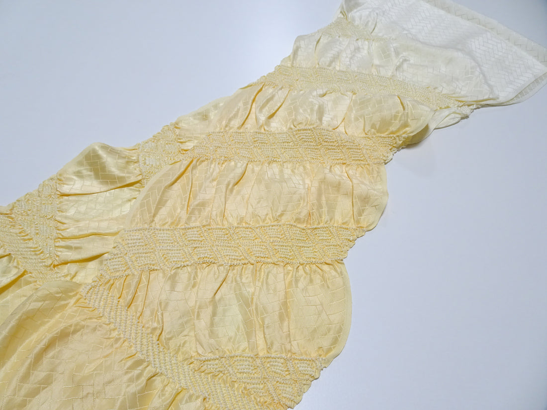 Japanese Kimono Silk Obi Age Shibori  18075