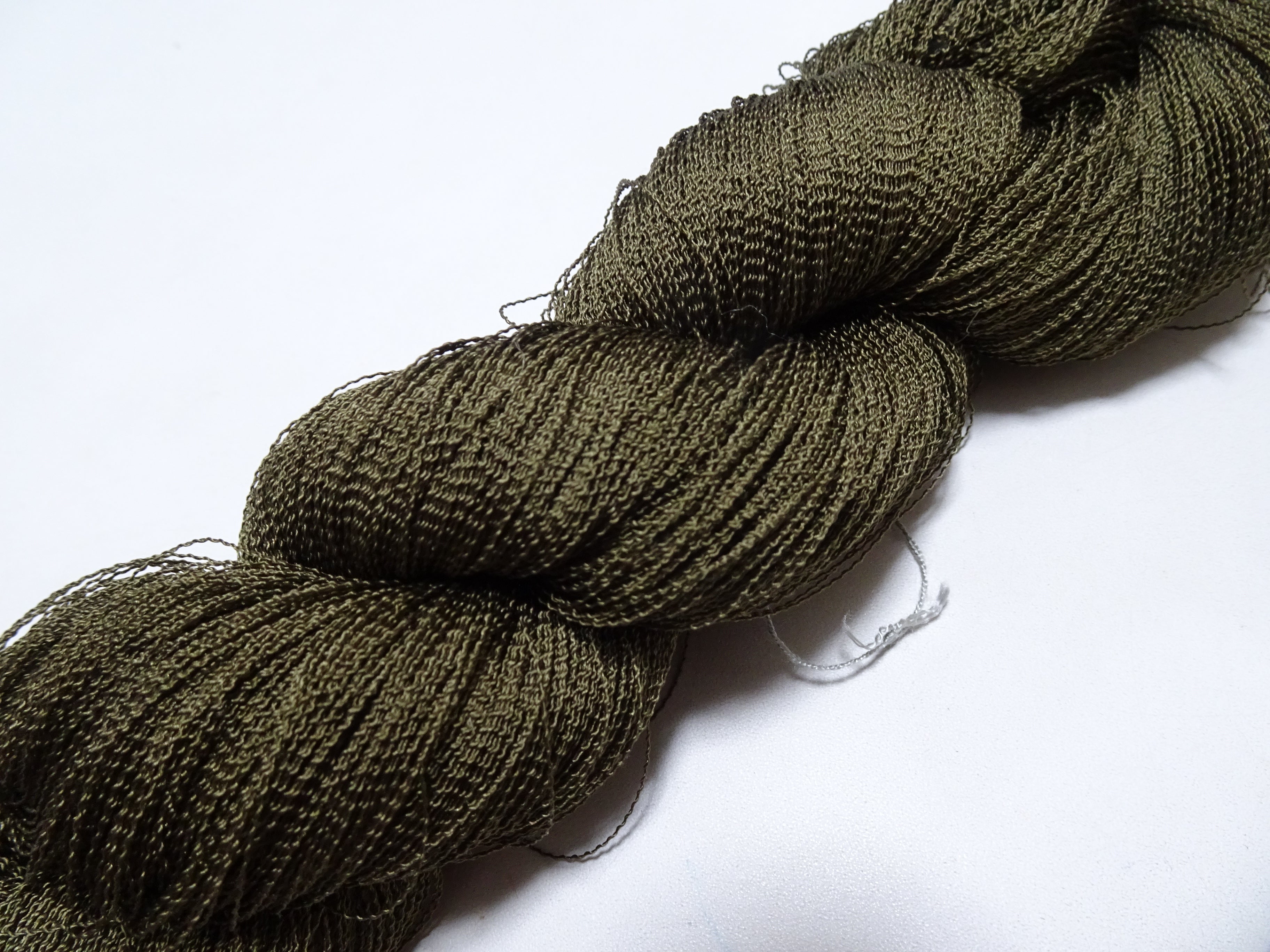 Japanese Vintage Kabe Silk Thread Embroidery & Weaving 16080
