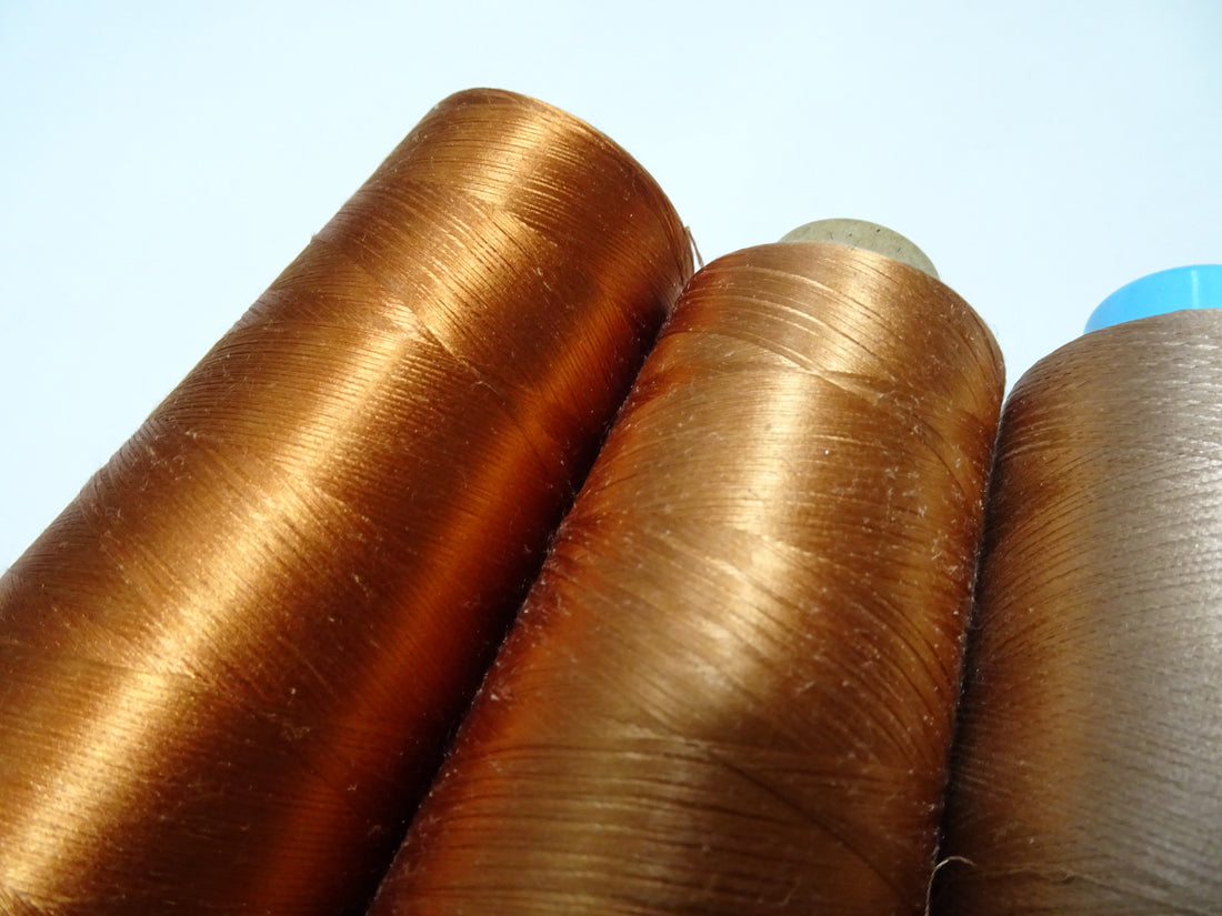 Special Price!! Japanese vintage silk thread 3sets Over 6000M embroidery 15245