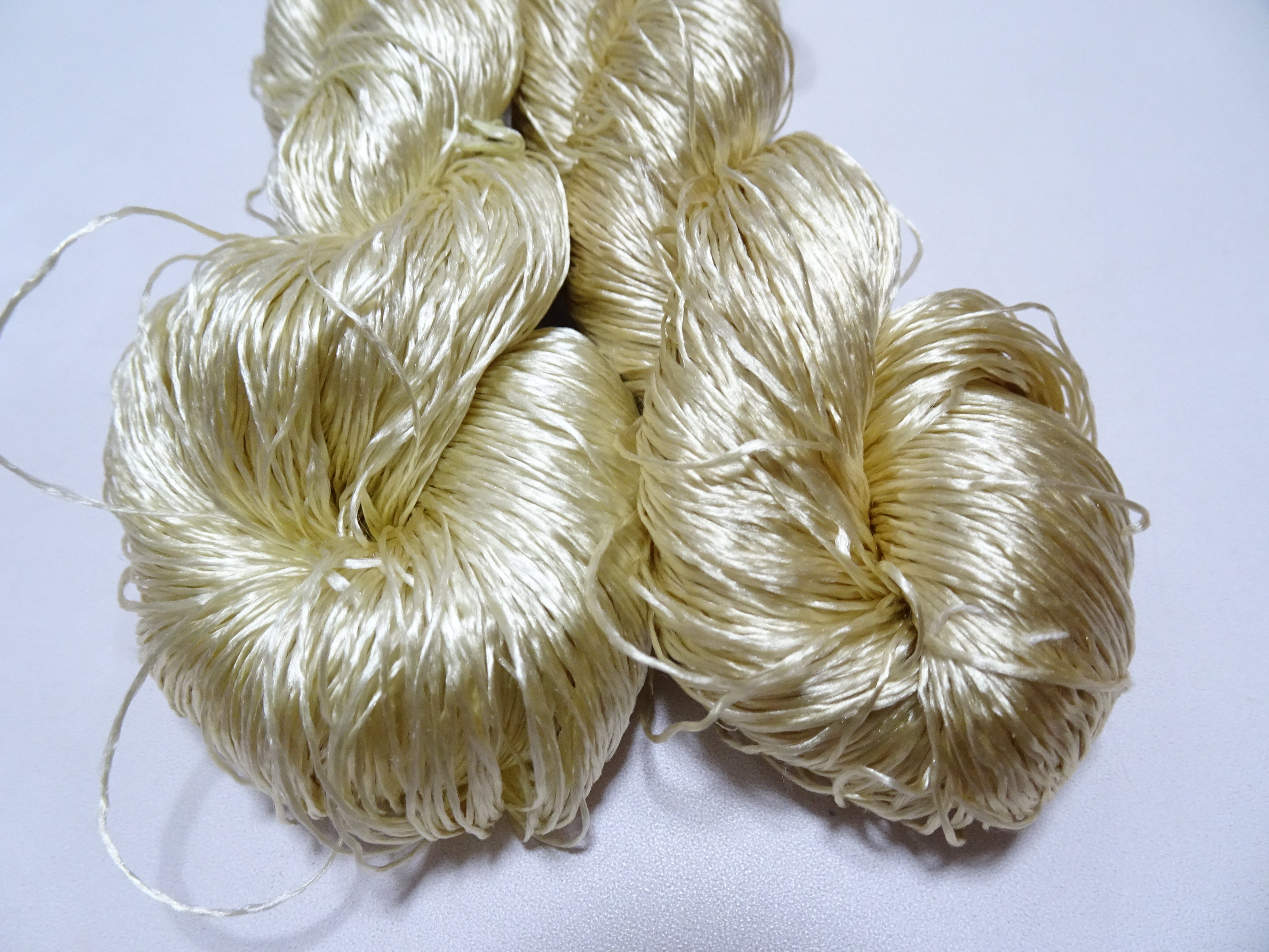 Japanese Vintage Loose Twisted Silk Thread 2sets Embroidery 16866