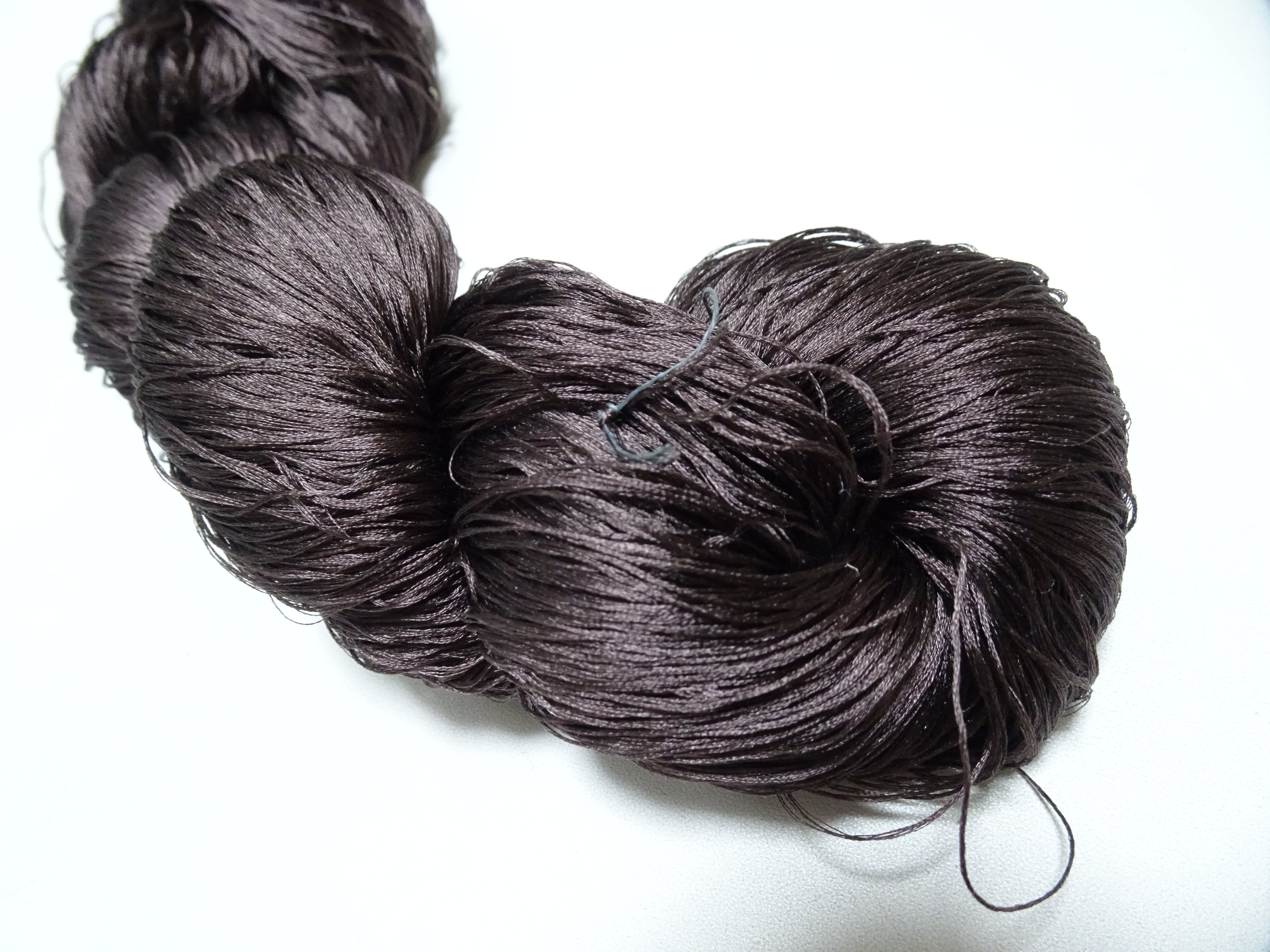 Japanese Vintage 6 Loose-Twist Silk Threads 19297