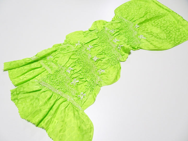 Japanese Kimono Silk Obi Age Shibori  18076