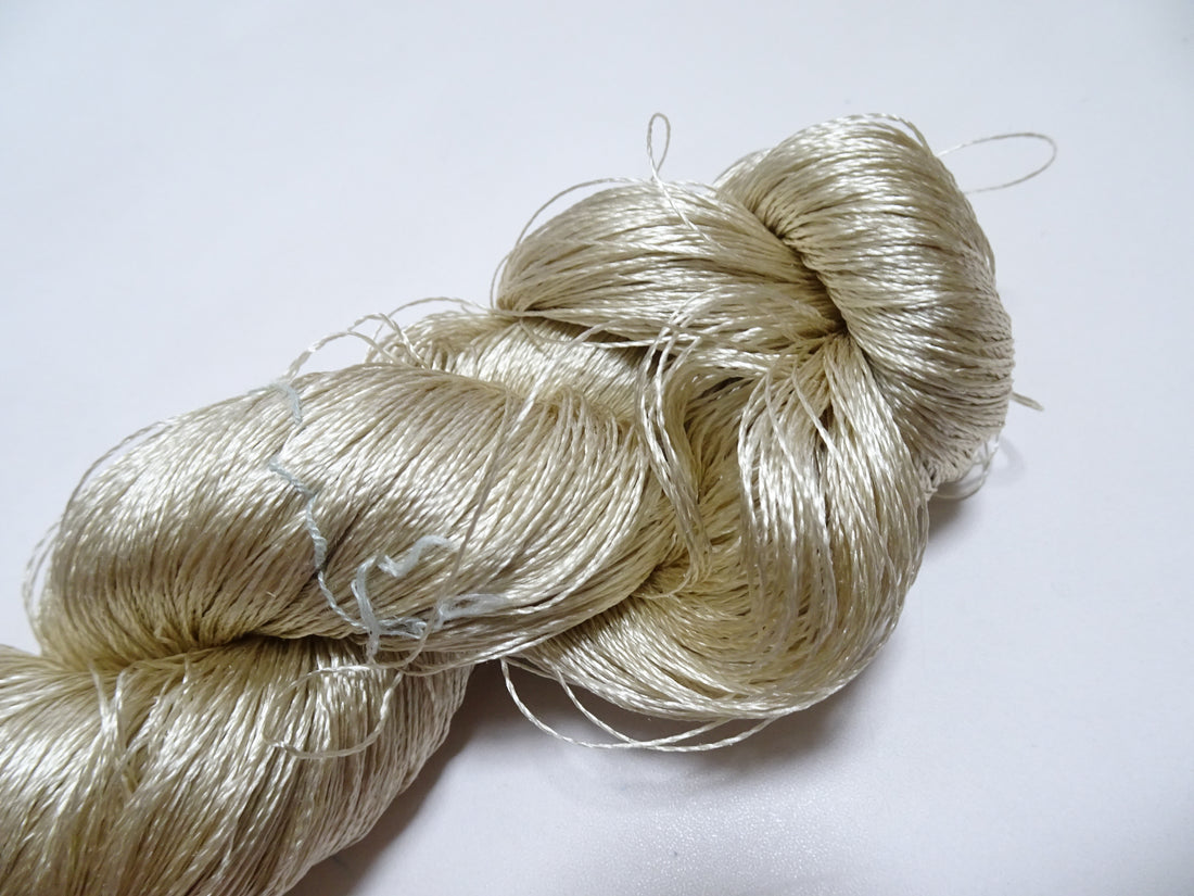 Japanese Vintage Twisted Silk Thread Embroidery 14587