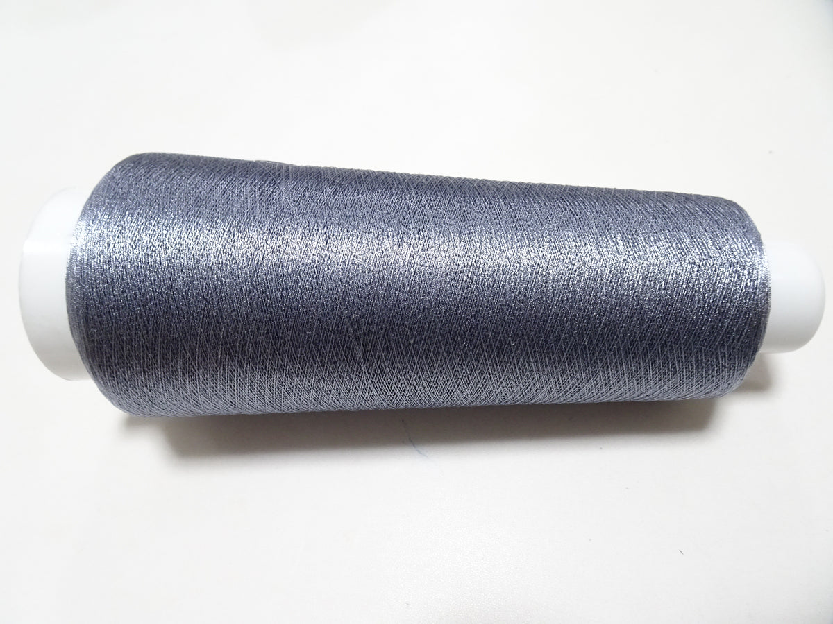 Japanese vintage rare Superb pure silver leaf thread color SA107 2000M ...