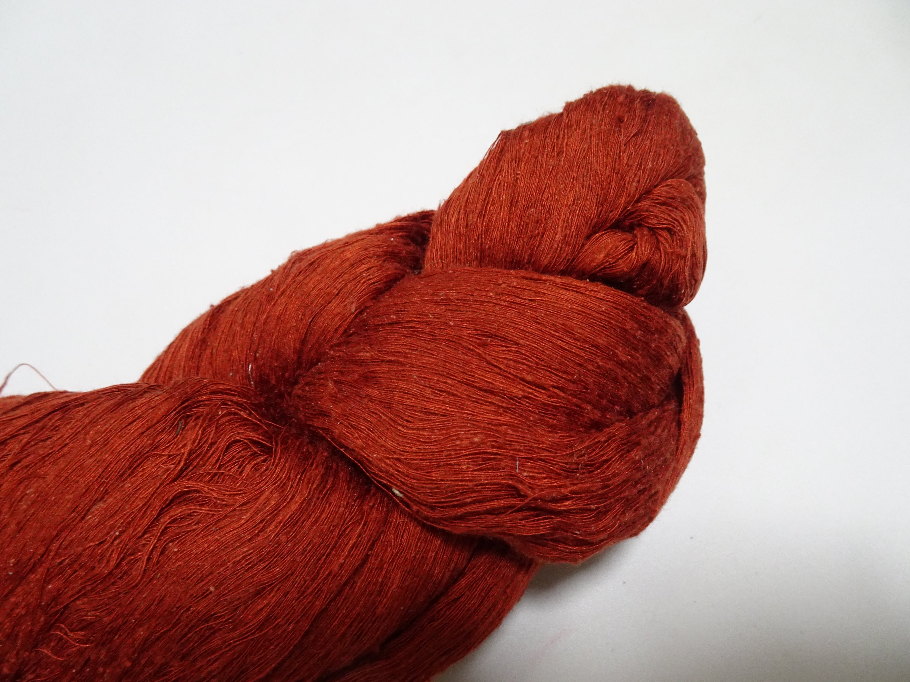 Japanese vintage Tsumugi silk thread Woven & embroidery 8627