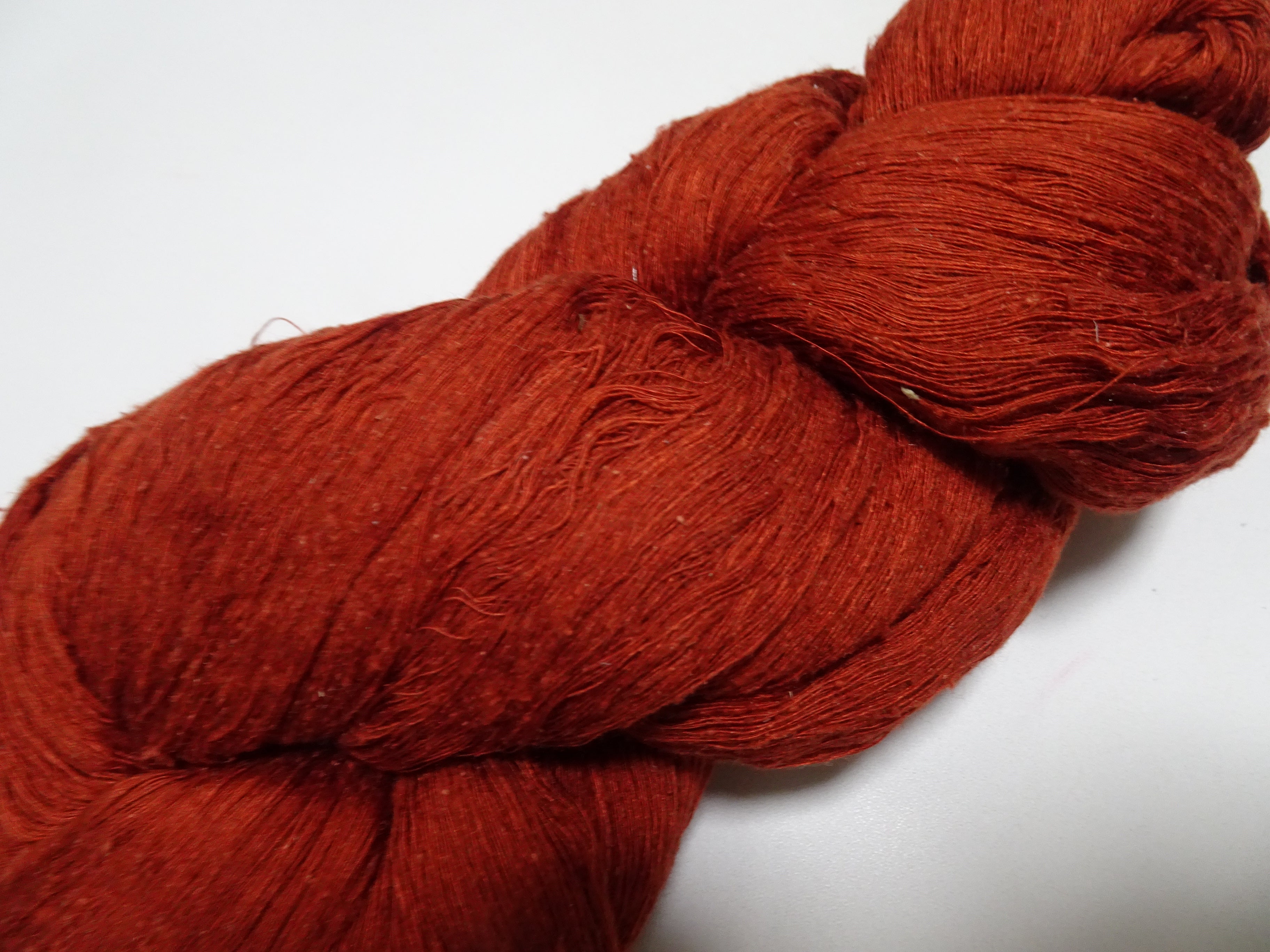 Japanese vintage Tsumugi silk thread Woven & embroidery 8627