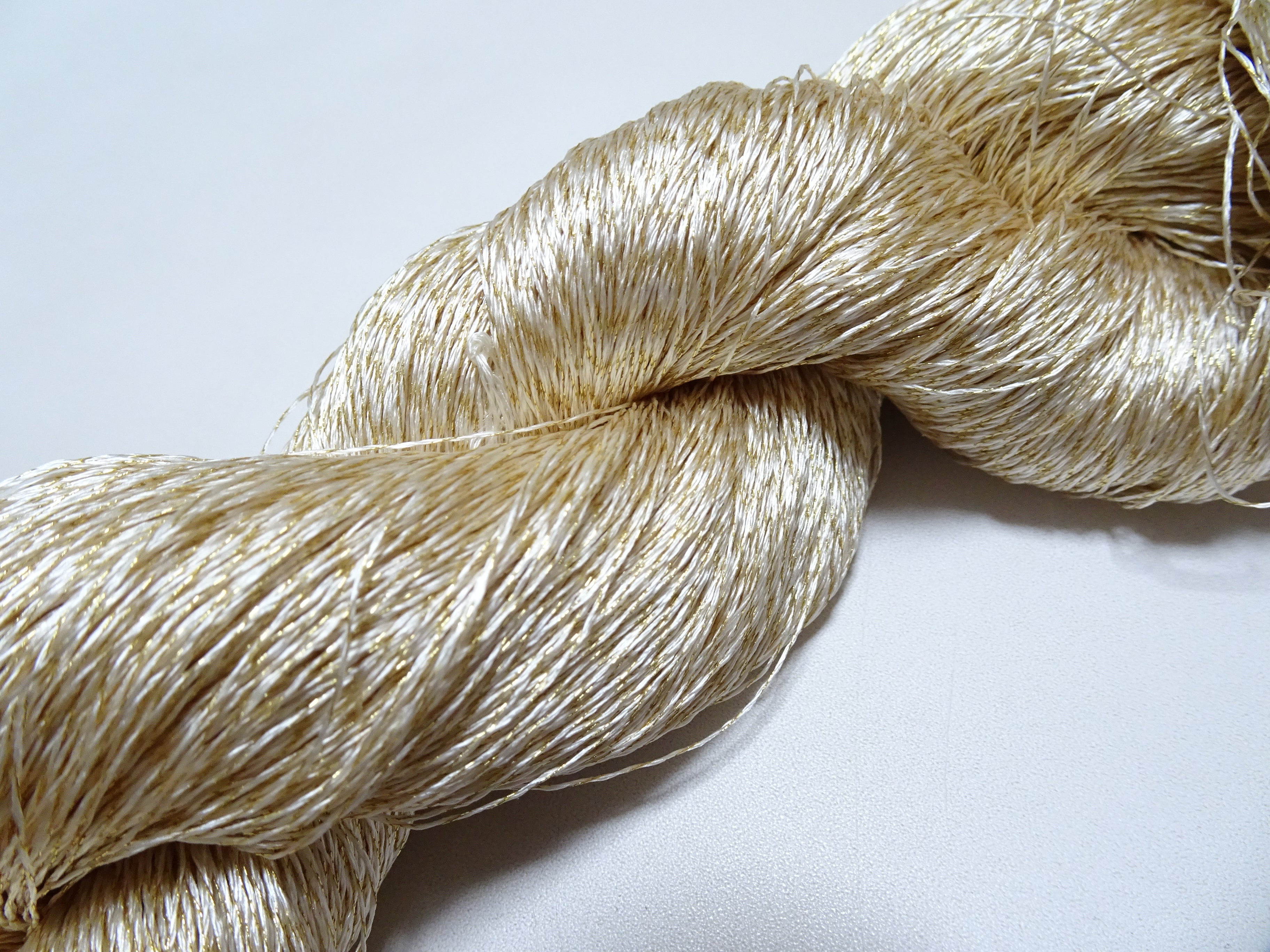 Japanese Vintage High Class Rare Silk Thread Mixture of Gold embroidery 18487