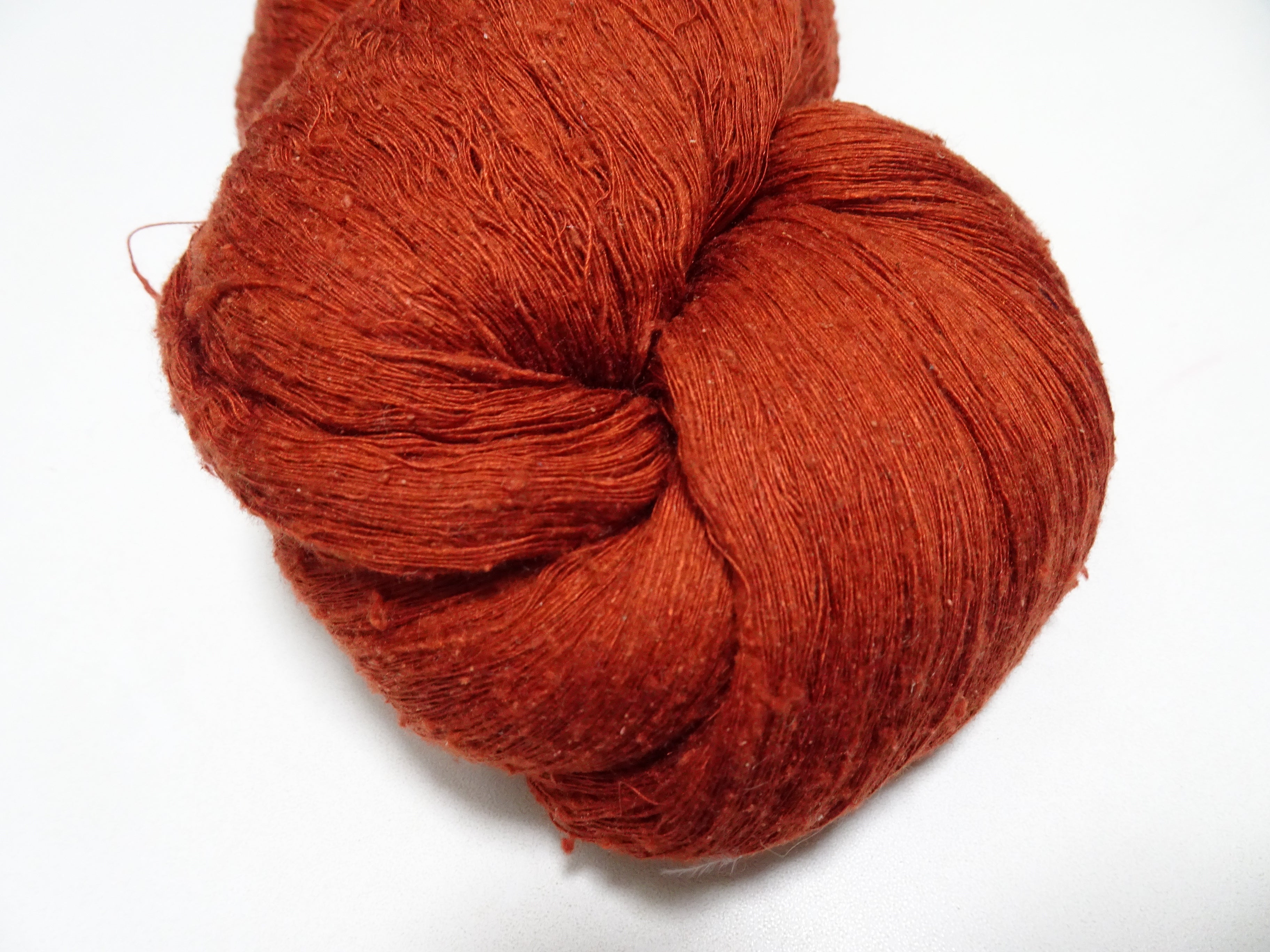 Japanese vintage Tsumugi silk thread Woven & embroidery 8627