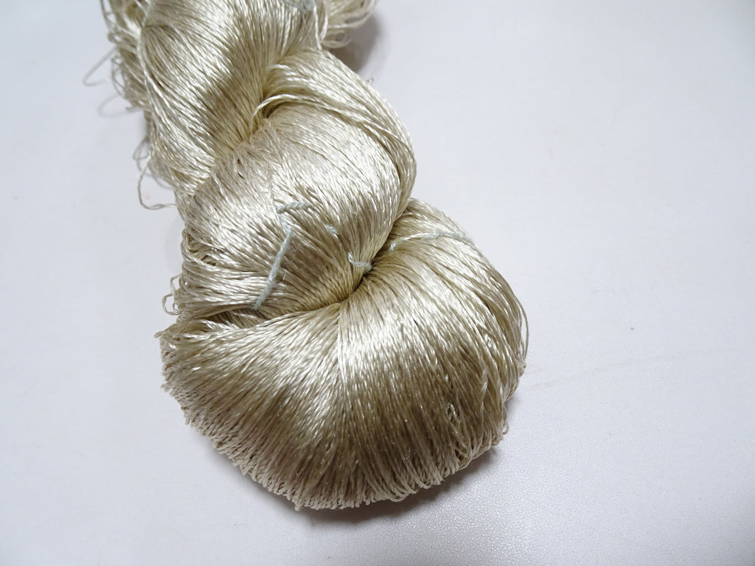 Japanese Vintage Twisted Silk Thread Embroidery 14587