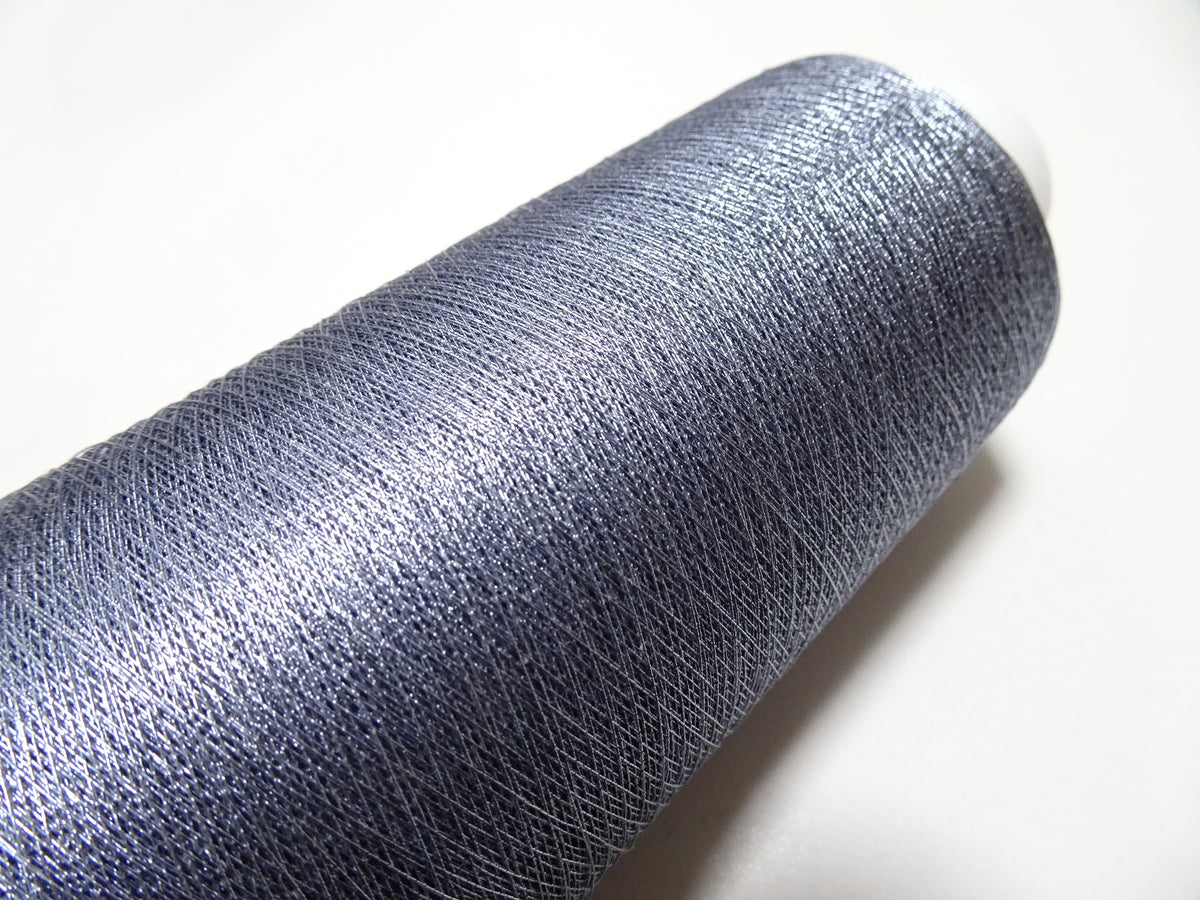 Japanese vintage rare Superb pure silver leaf thread color SA107 2000M ...