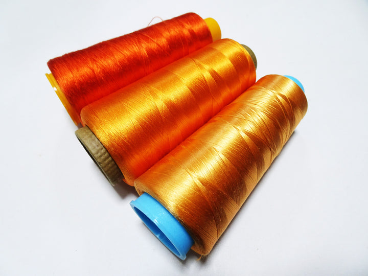 Special Price!! Japanese vintage silk thread 3sets Over 6000M embroidery 15247