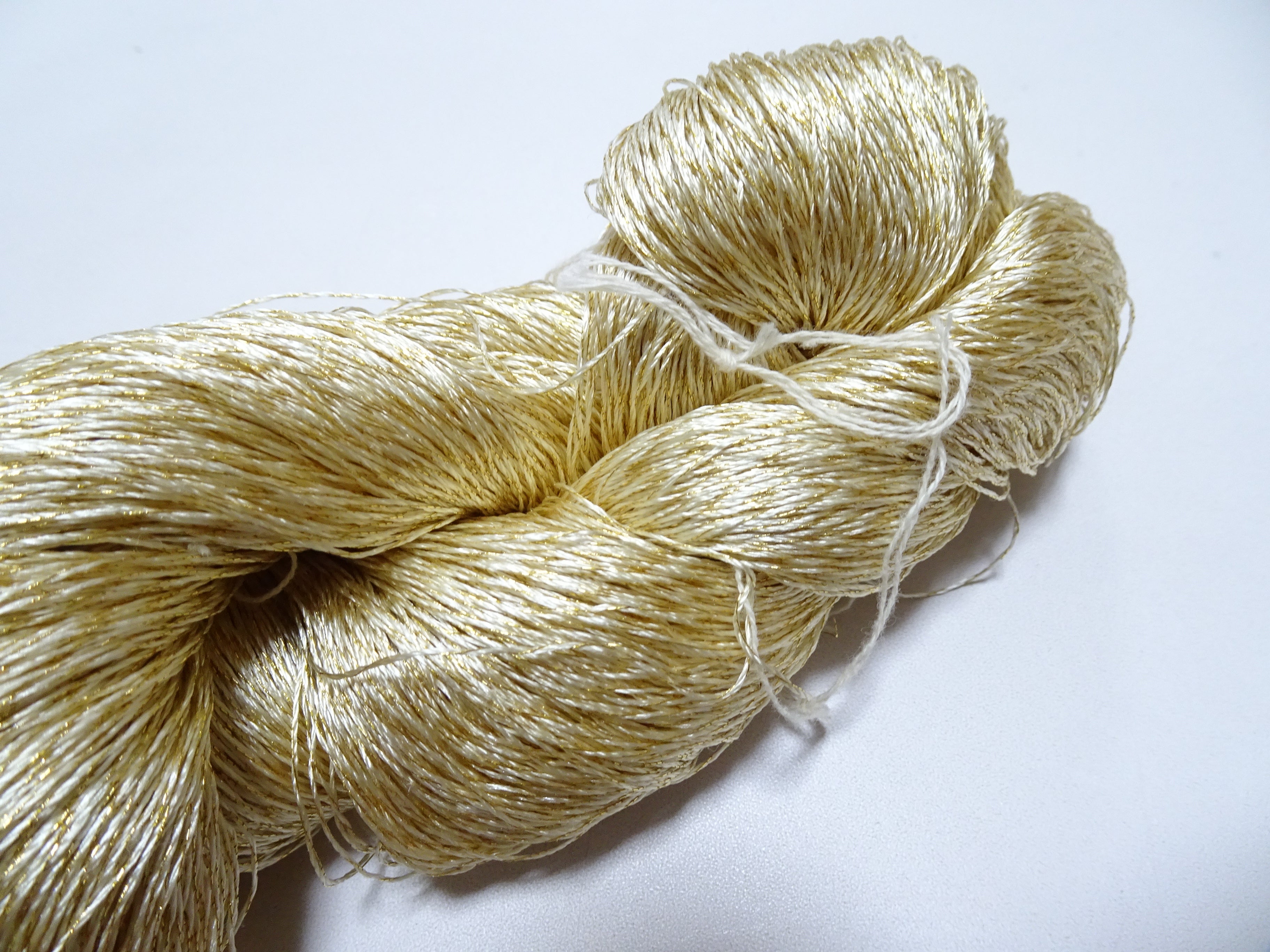 Japanese Vintage High Class Rare Silk Thread Mixture of Gold embroidery 18488