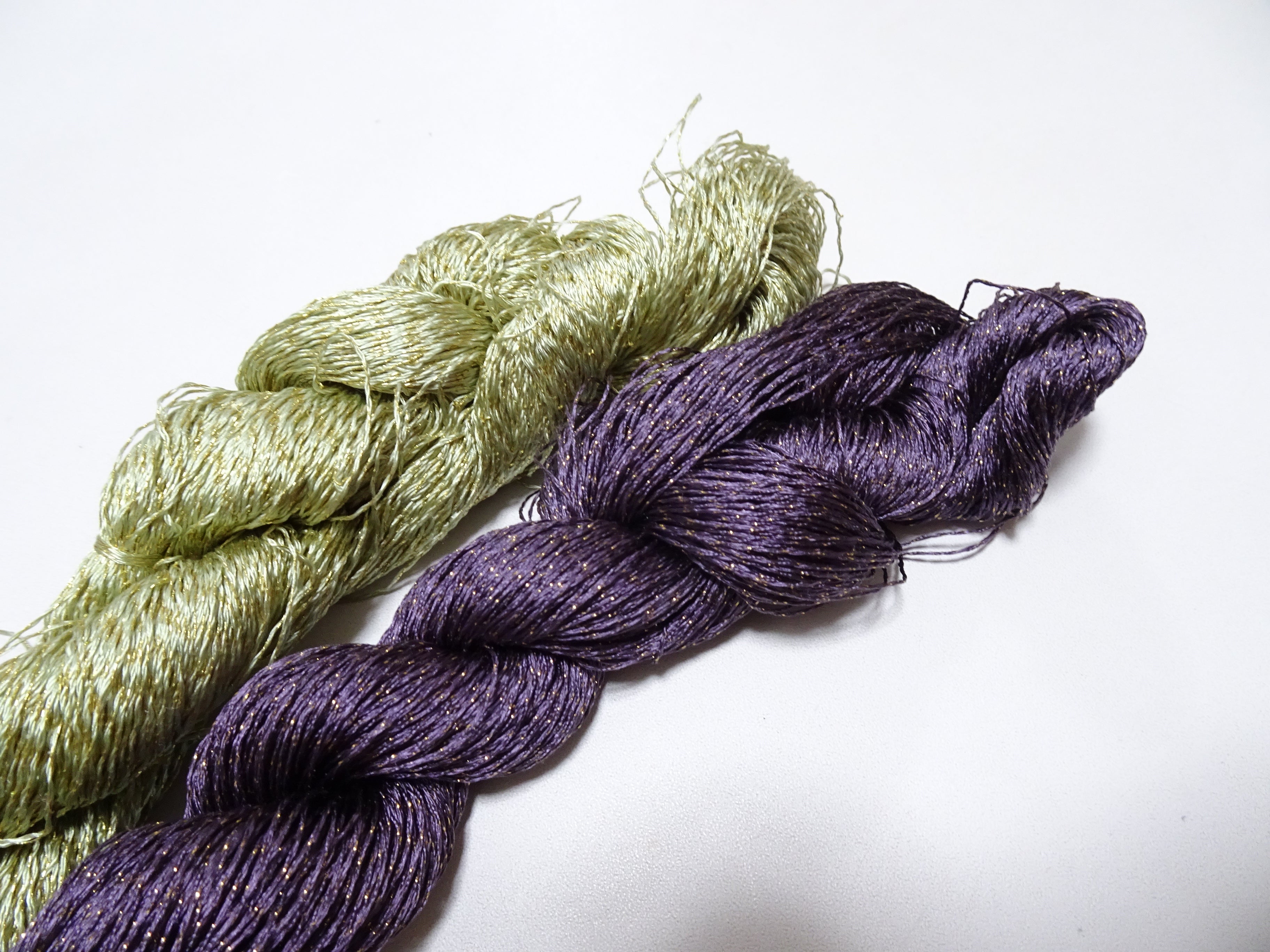 Japanese Vintage High Class Rare Silk Thread Mixture of Gold embroidery 15976