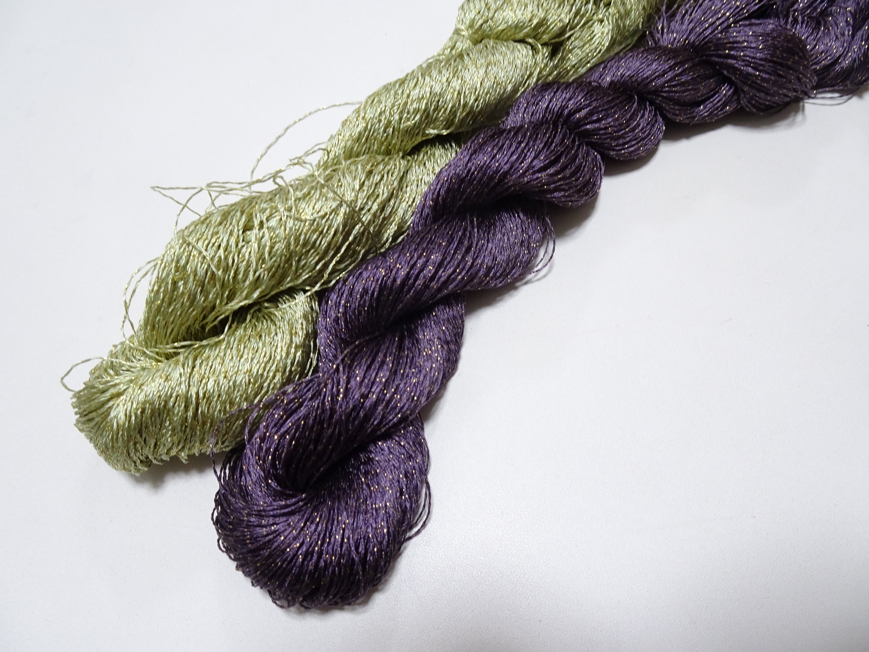 Japanese Vintage High Class Rare Silk Thread Mixture of Gold embroidery 15976