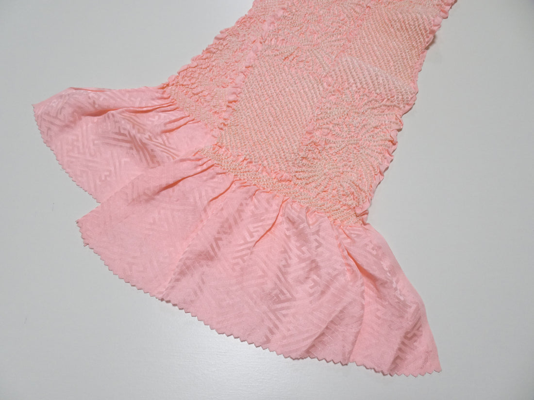 Japanese Kimono Silk Obi Age Shibori  18077