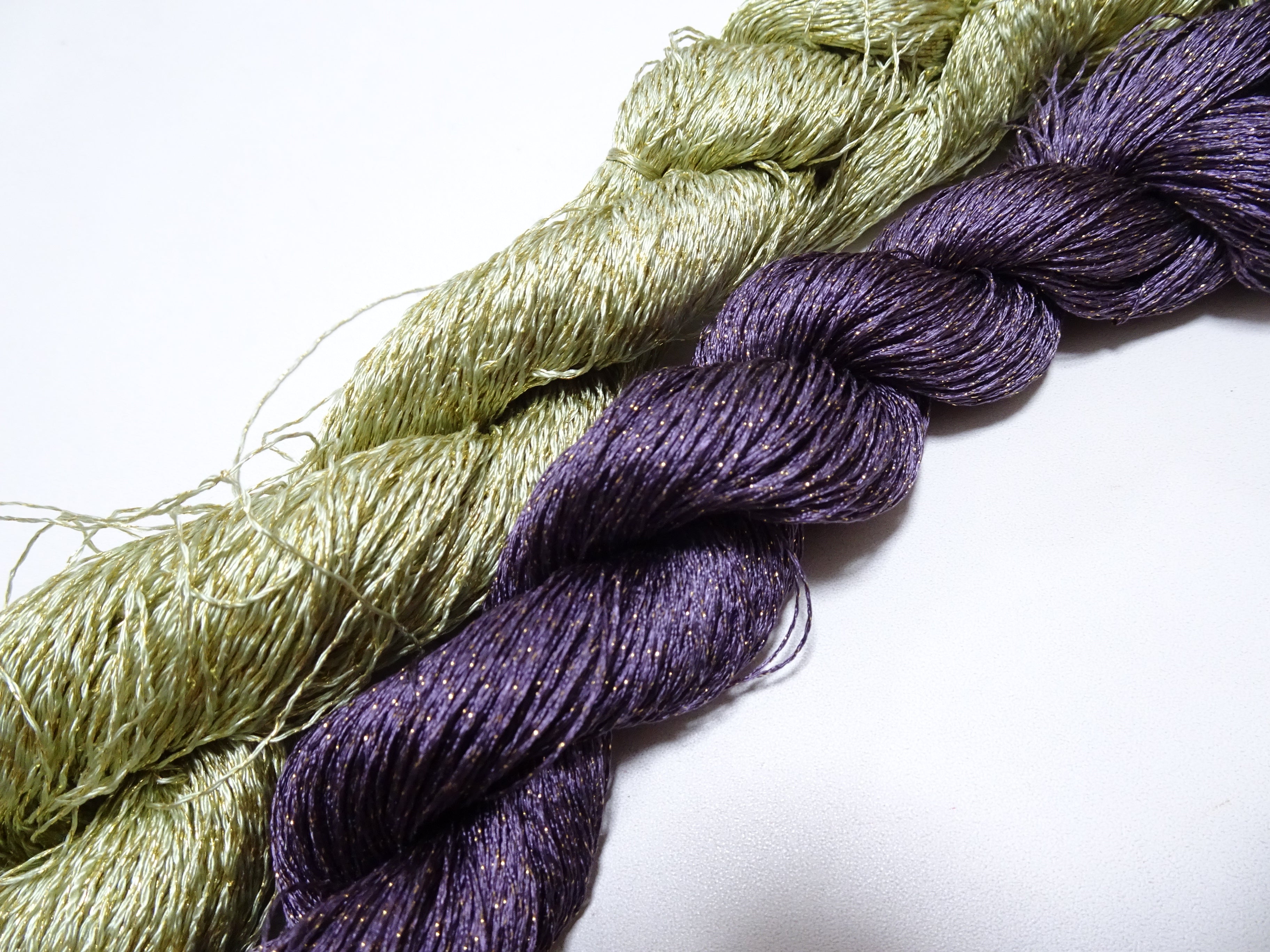 Japanese Vintage High Class Rare Silk Thread Mixture of Gold embroidery 15976