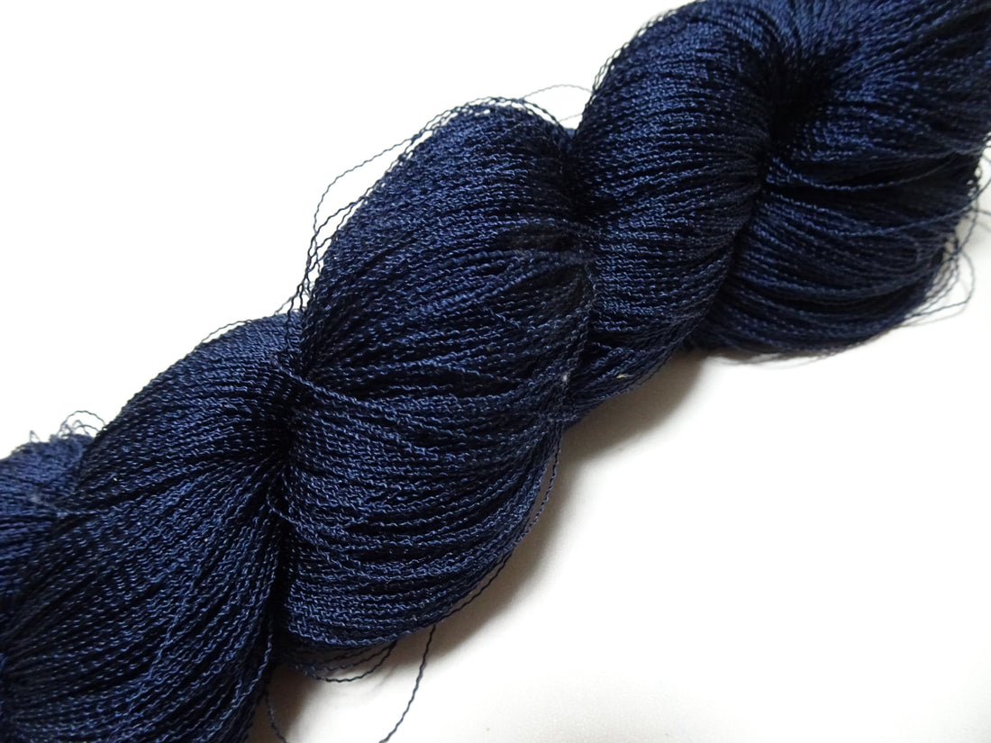 Japanese Vintage Kabe Silk Thread Embroidery & Weaving 16082