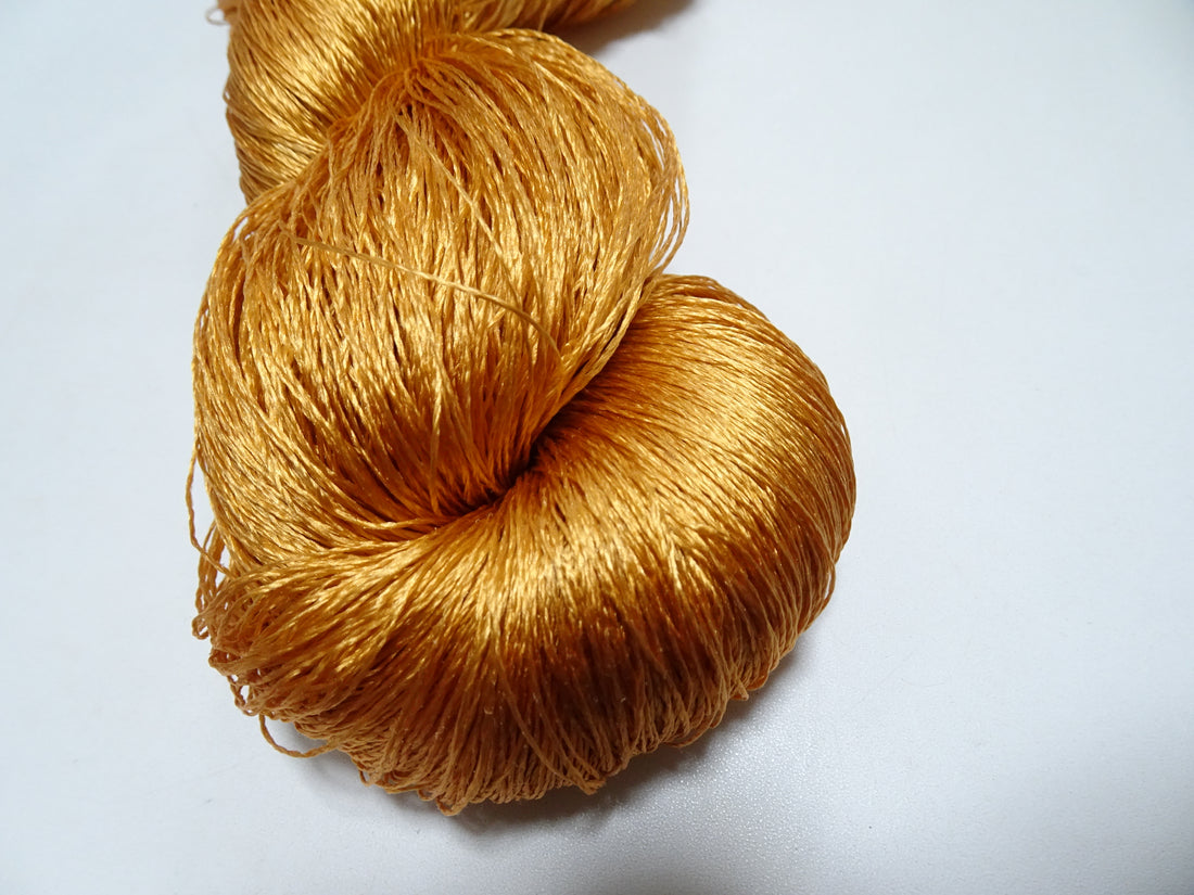 Japanese Vintage Twisted Silk Thread Embroidery 14588