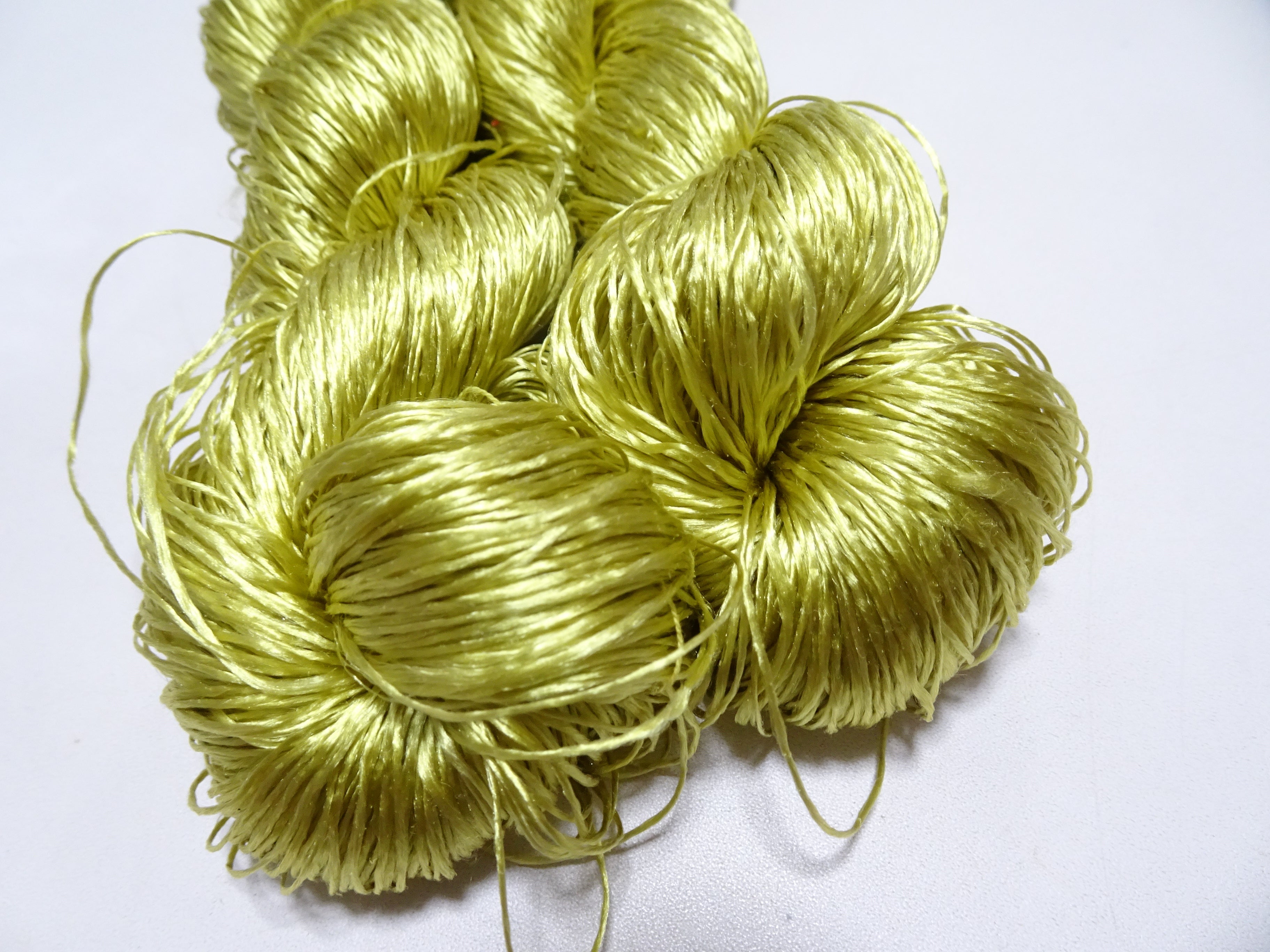 Japanese Vintage Loose Twisted Silk Thread 2sets Embroidery 16868
