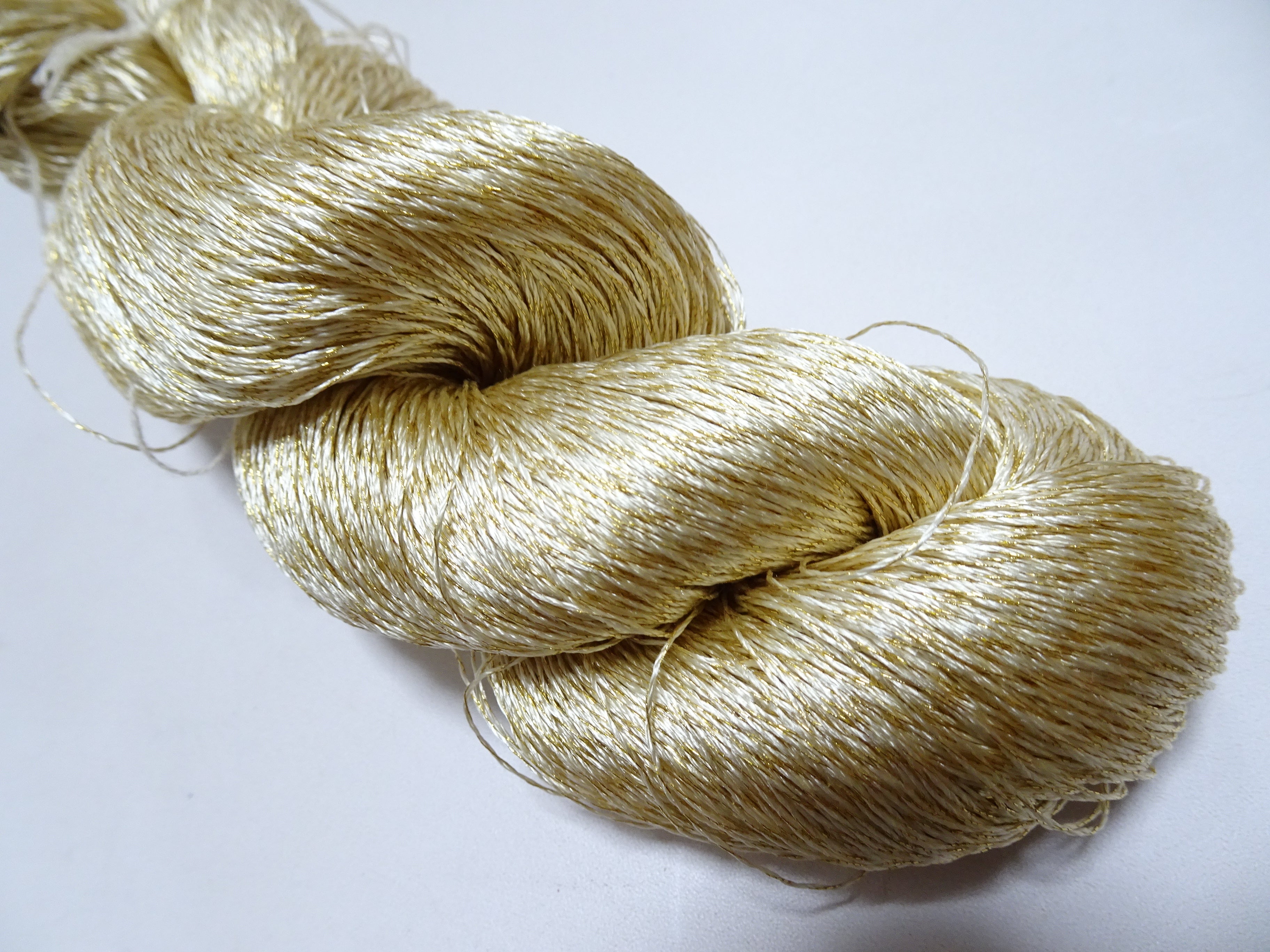 Japanese Vintage High Class Rare Silk Thread Mixture of Gold embroidery 18488