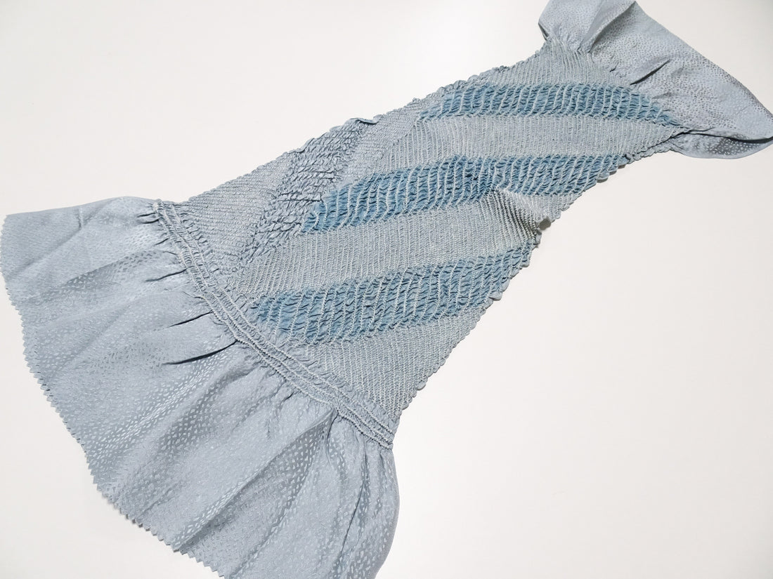 Japanese Kimono Silk Obi Age Shibori  18078