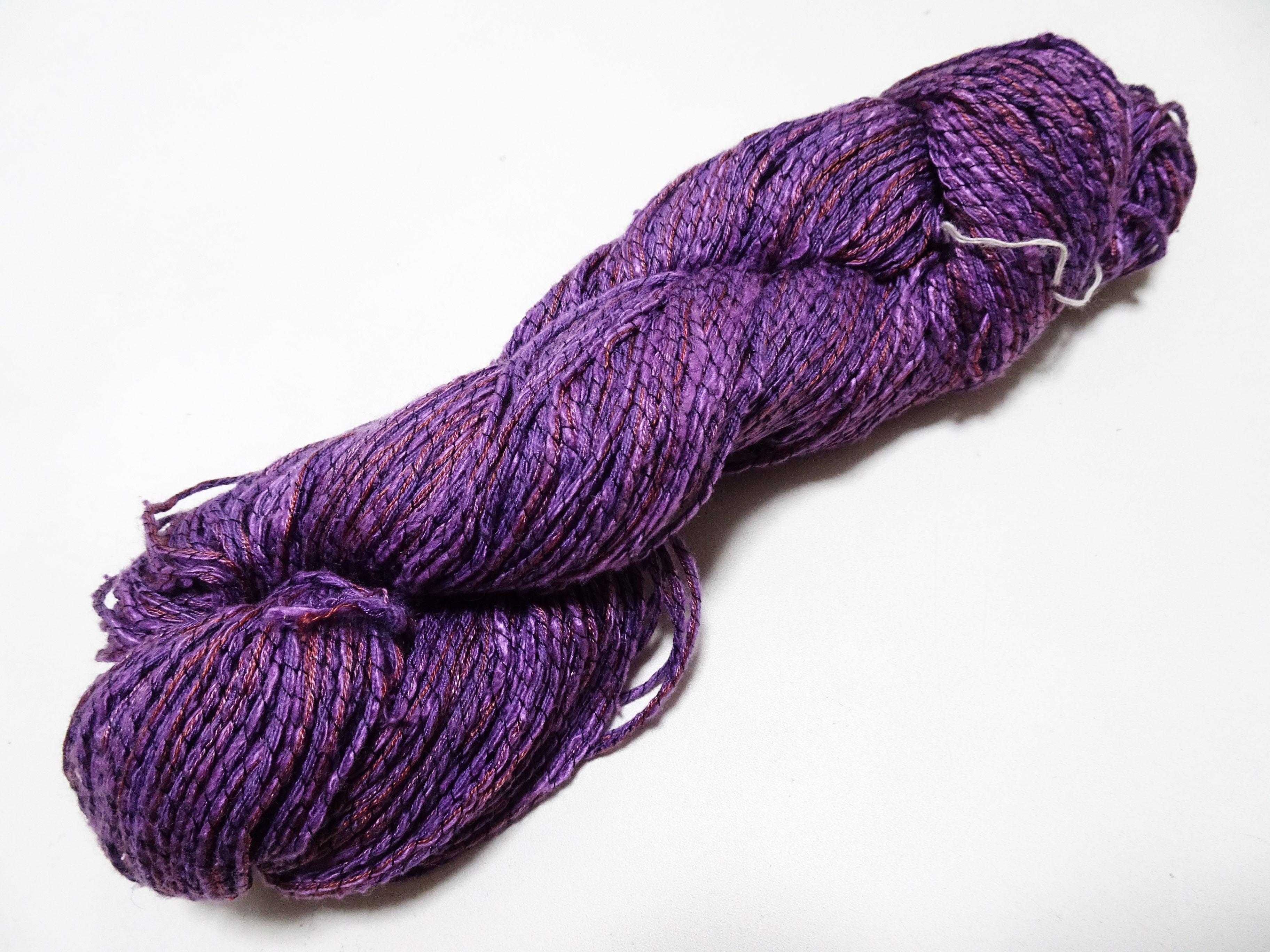 Japanese Tanaka Gen Silk – One-of-a-Kind Hand-Dyed Artistic Silk Wool Thread(Silk87% Wool13%), Rare Japanese Artisan Yarn, Limited Stock 16560