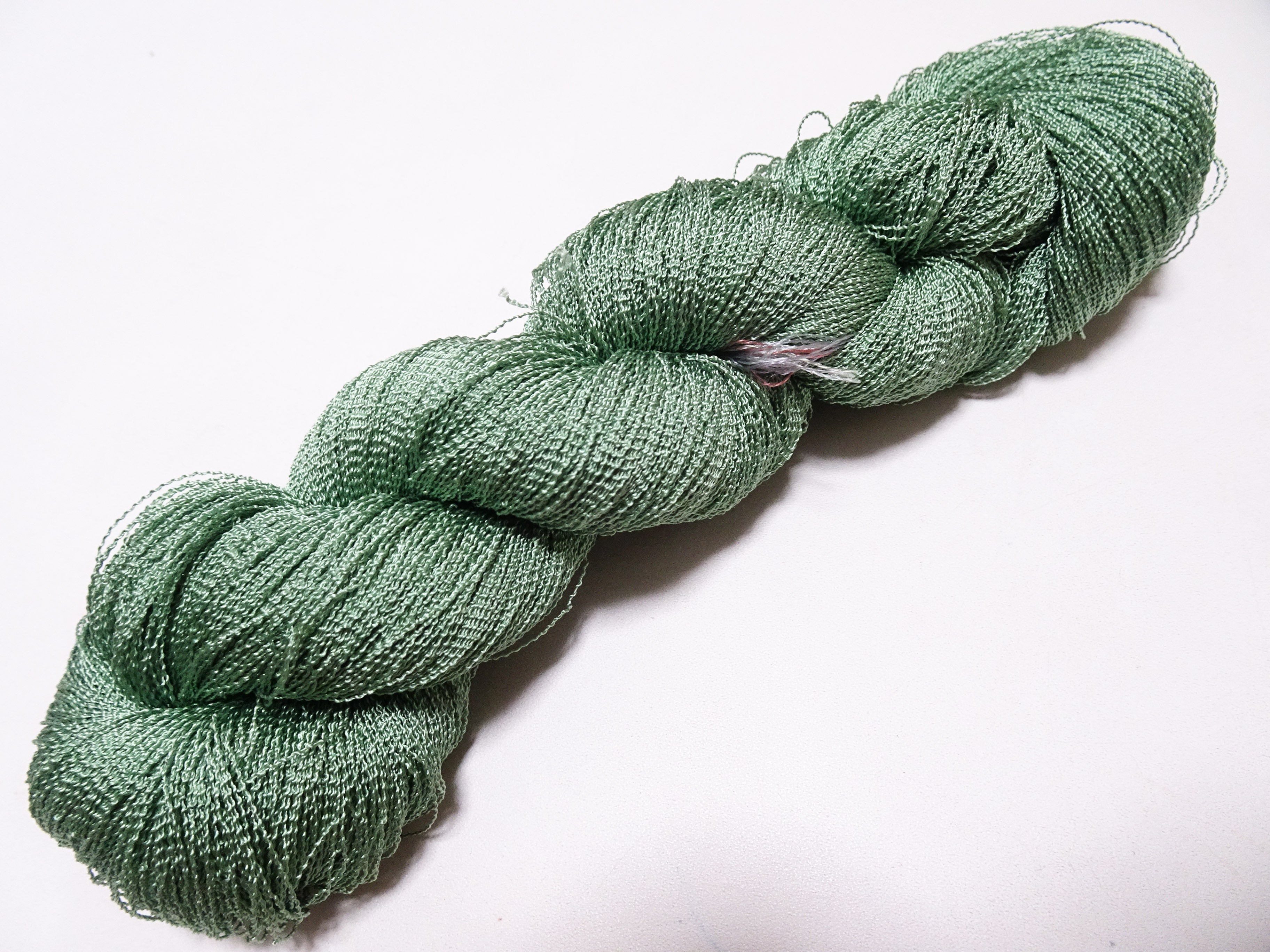 Japanese Vintage Kabe Silk Thread Embroidery & Weaving 16083
