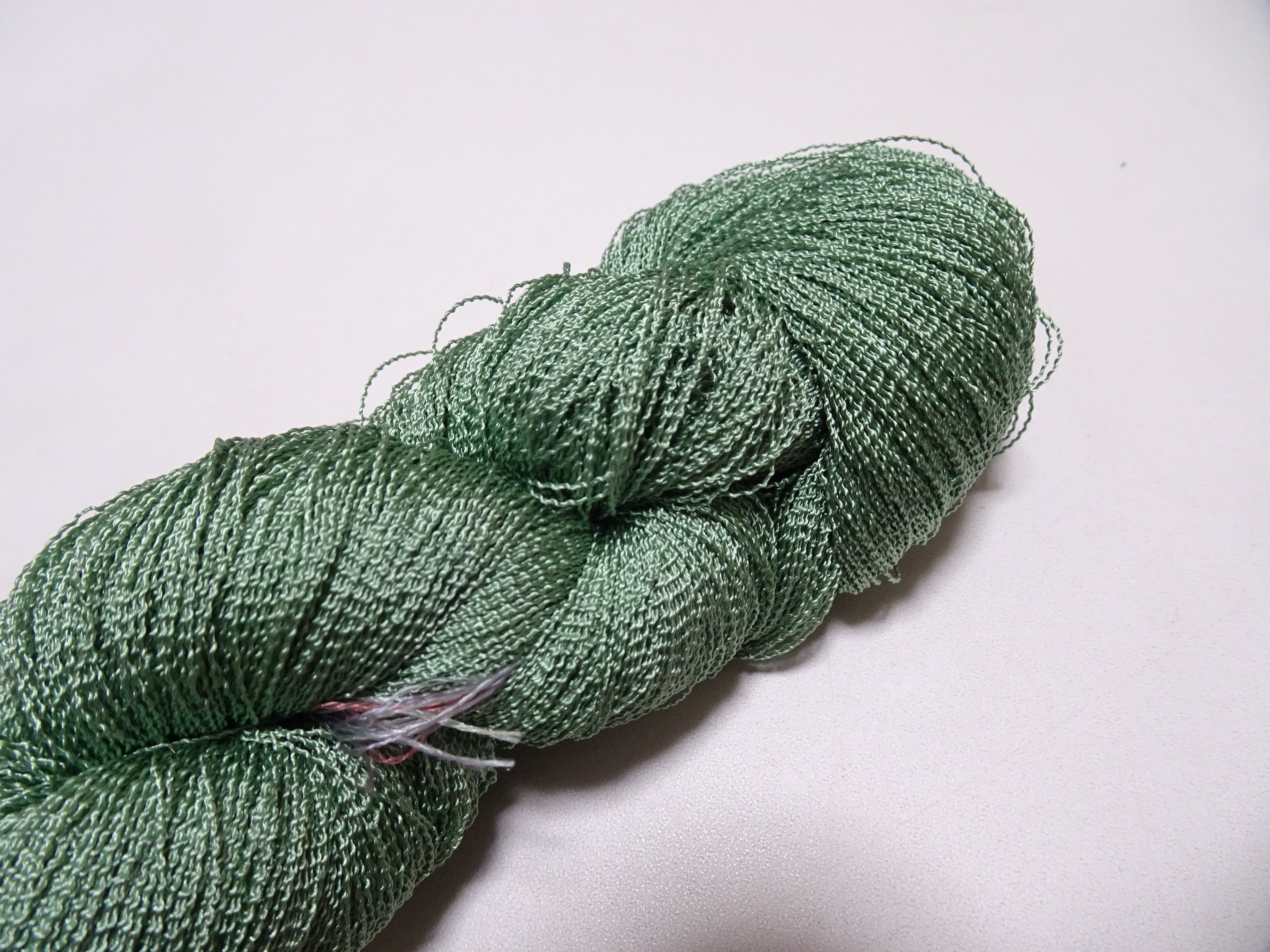 Japanese Vintage Kabe Silk Thread Embroidery & Weaving 16083