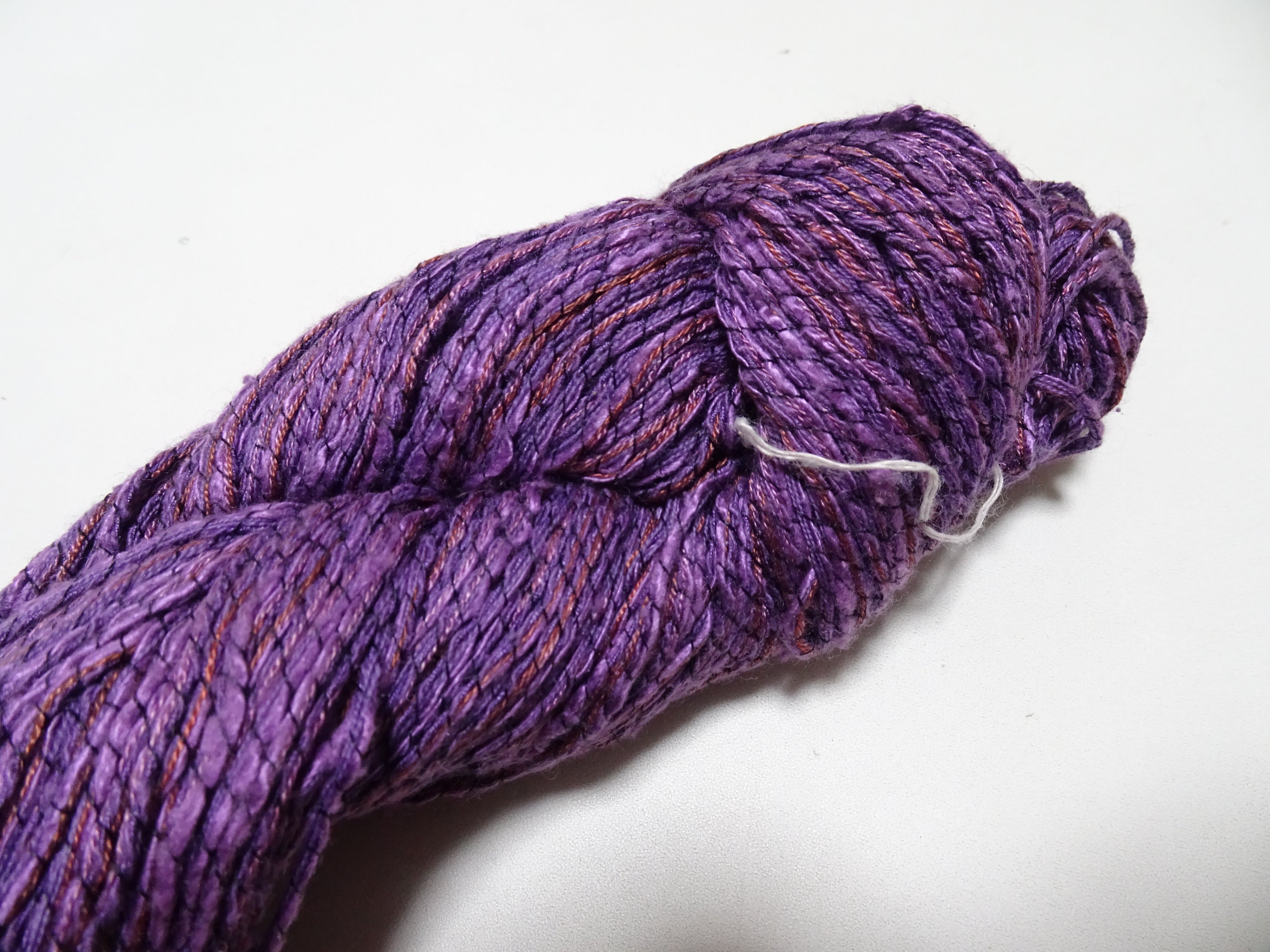 Japanese Tanaka Gen Silk – One-of-a-Kind Hand-Dyed Artistic Silk Wool Thread(Silk87% Wool13%), Rare Japanese Artisan Yarn, Limited Stock 16560