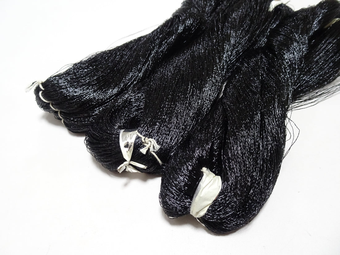 Japanese Vintage Kurokinshi Black Thread 3sets embroidery 3000M  16671  0.27mm