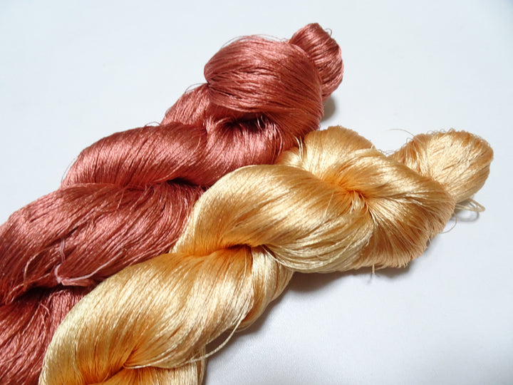 Japanese Vintage Twisted Silk Thread 2sets Embroidery 19935