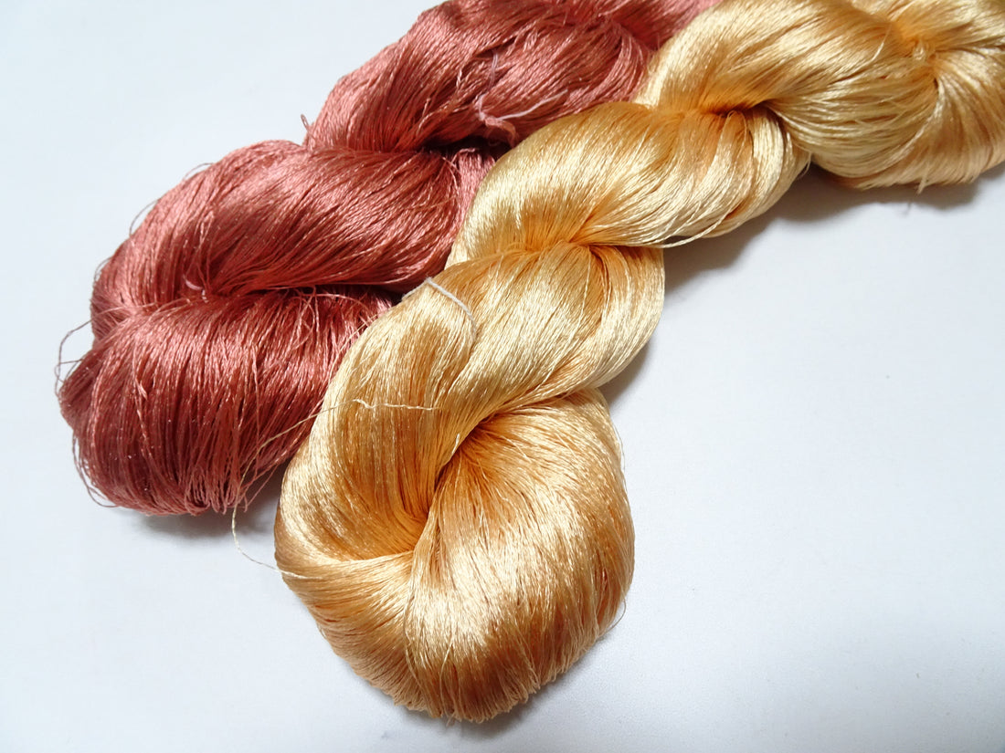 Japanese Vintage Twisted Silk Thread 2sets Embroidery 19935