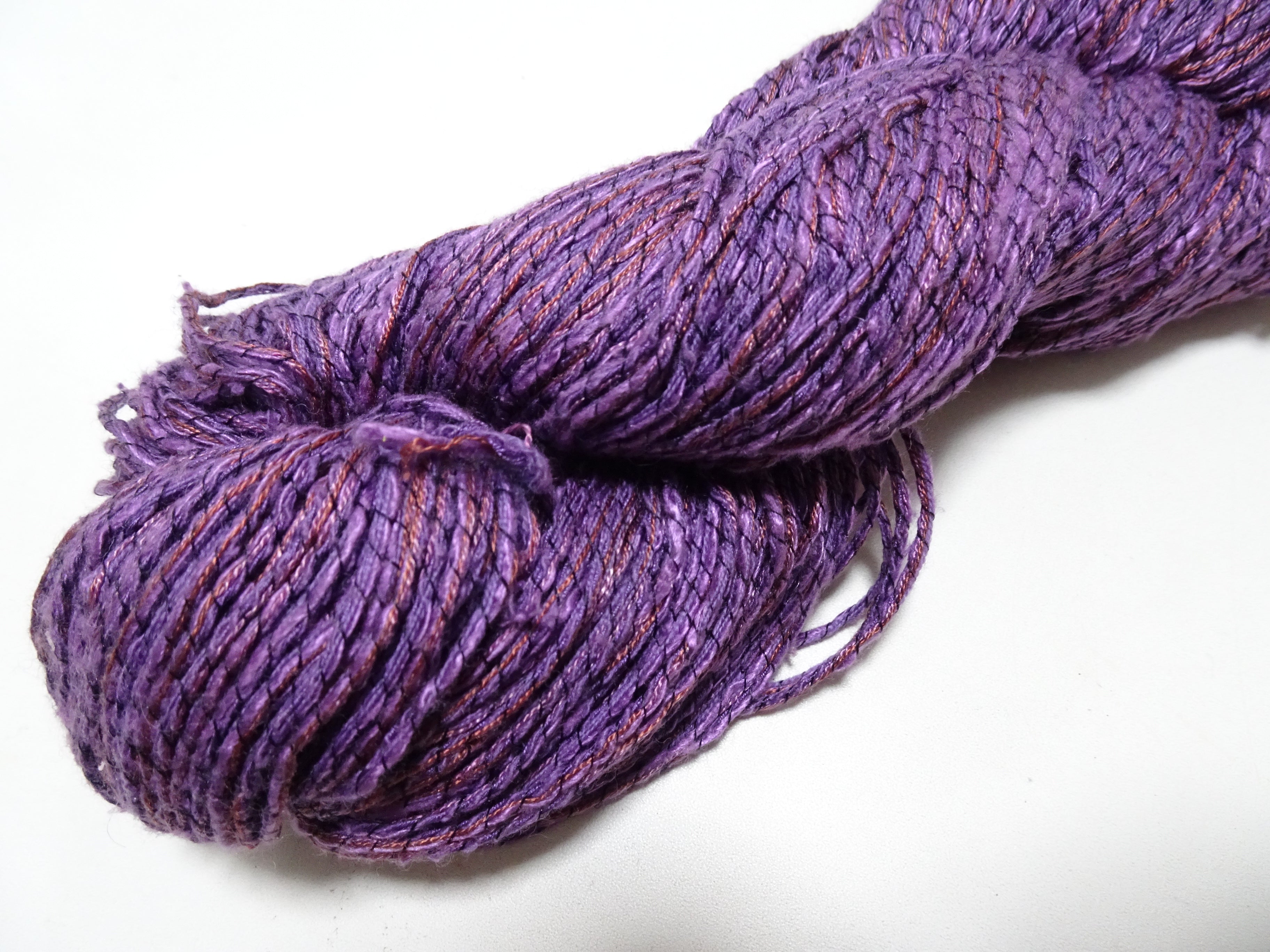 Japanese Tanaka Gen Silk – One-of-a-Kind Hand-Dyed Artistic Silk Wool Thread(Silk87% Wool13%), Rare Japanese Artisan Yarn, Limited Stock 16560