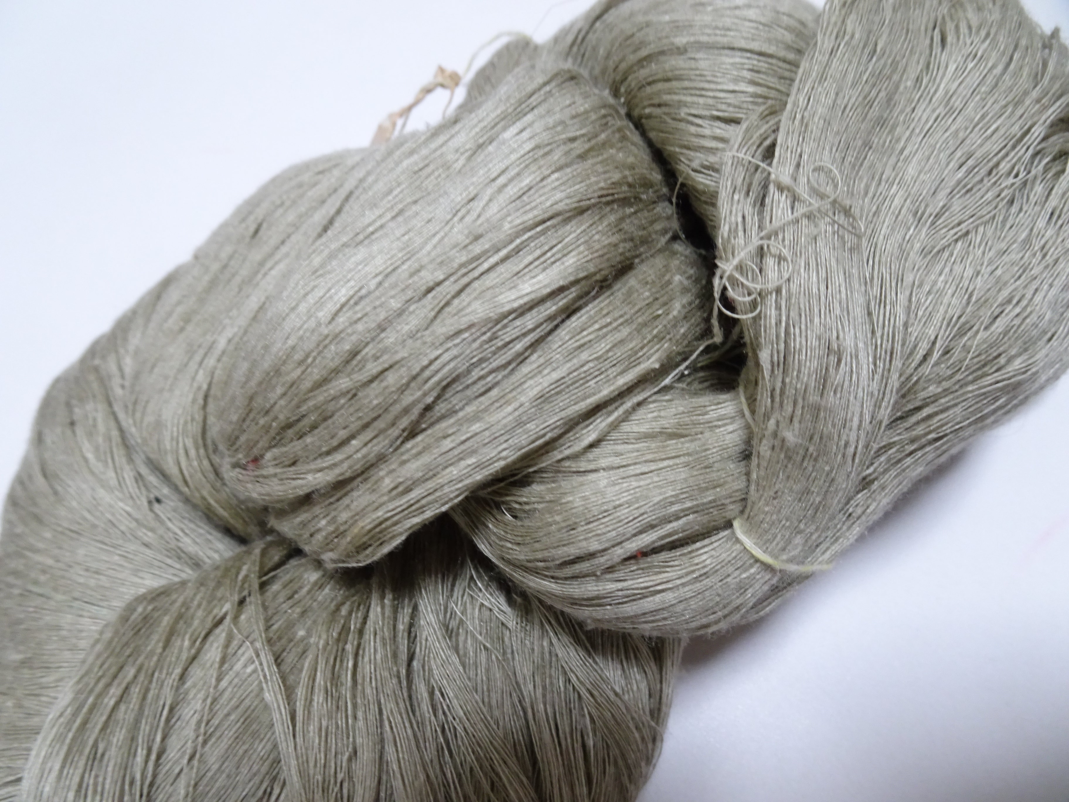 Japanese vintage Tsumugi silk thread embroidery & Woven 8629