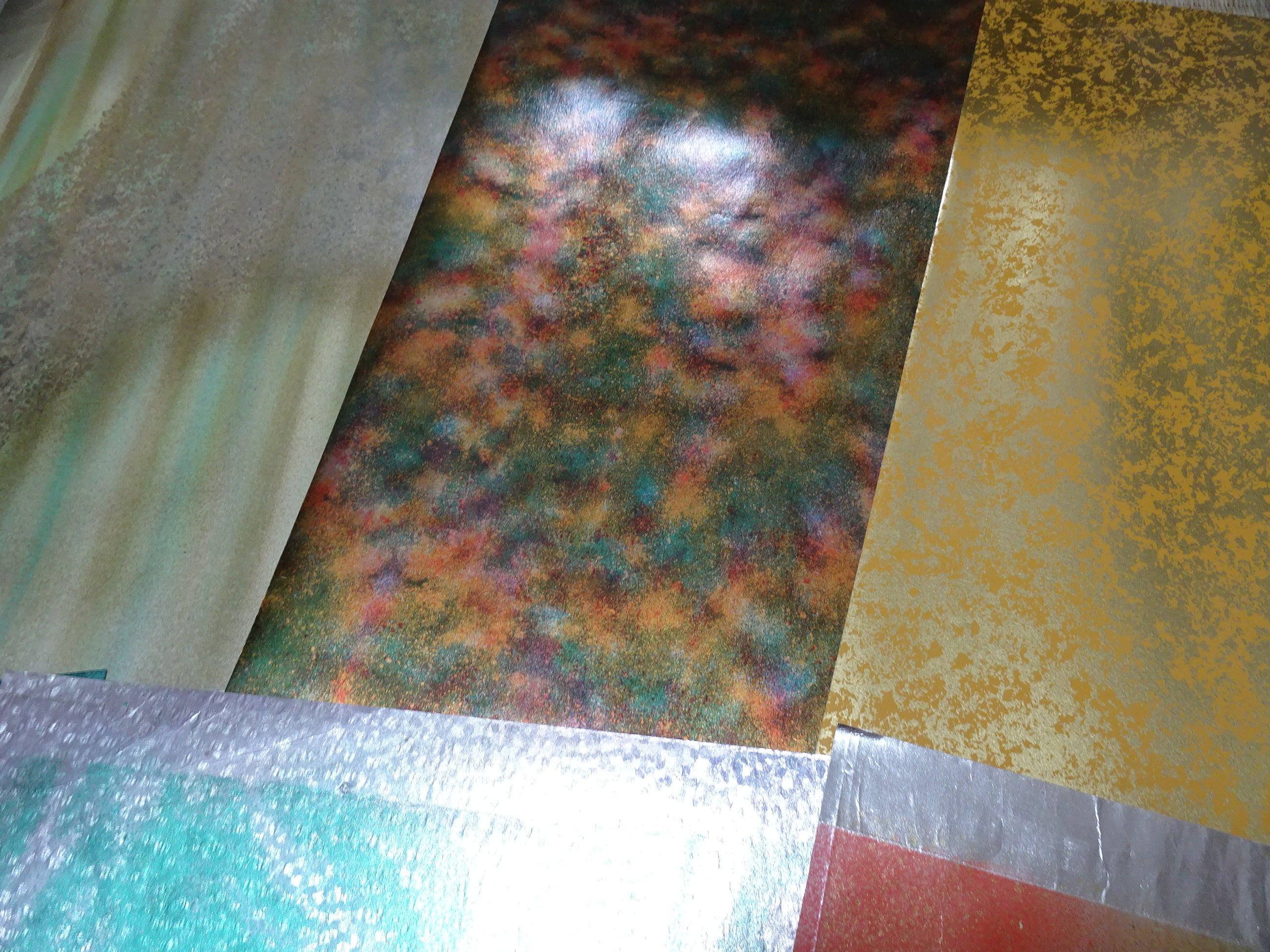 Japanese Vintage Rare Hikibaku Washi Paper 10 sheets 10394