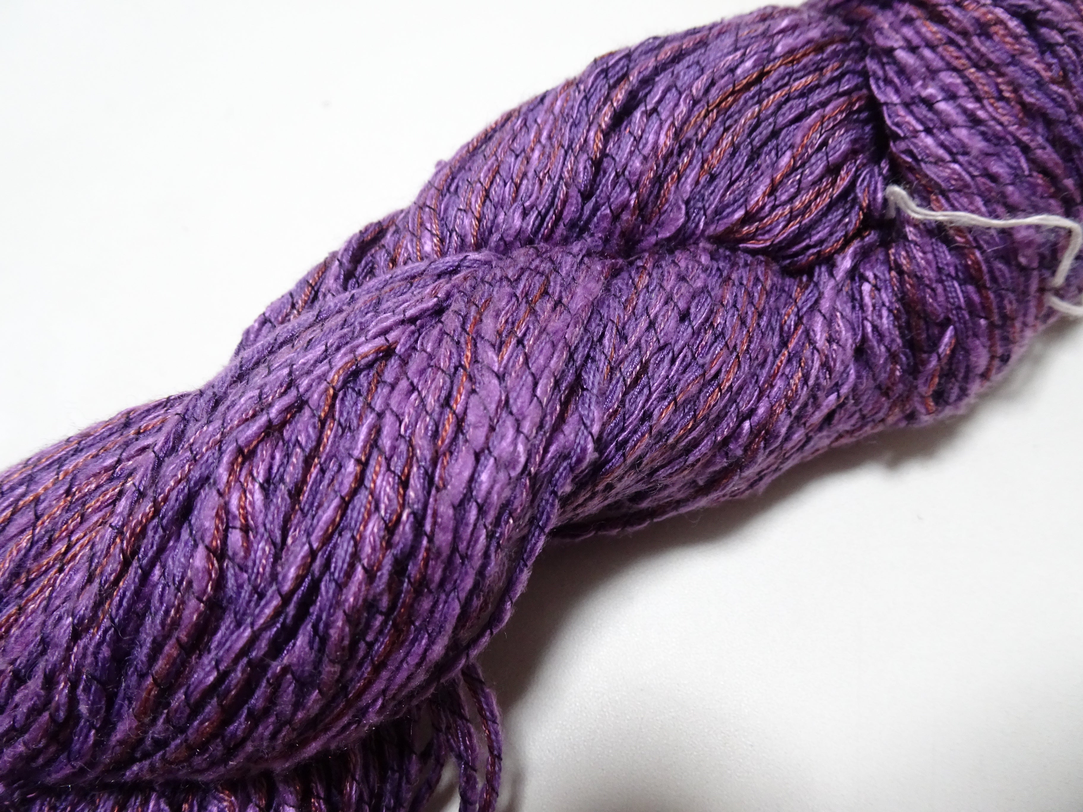 Japanese Tanaka Gen Silk – One-of-a-Kind Hand-Dyed Artistic Silk Wool Thread(Silk87% Wool13%), Rare Japanese Artisan Yarn, Limited Stock 16560